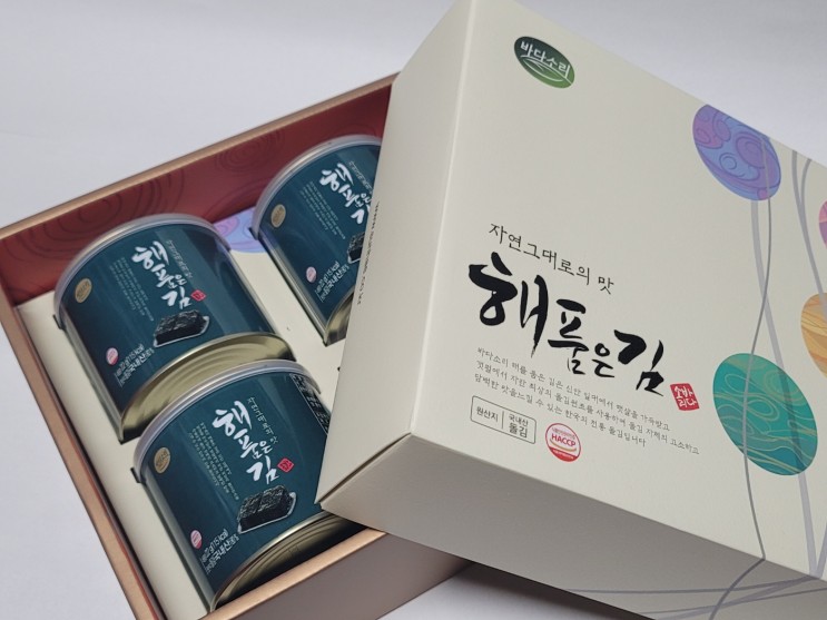 [해품은김 축복세트] 추석 선물세트 추천-거래처 기업 임직원선물