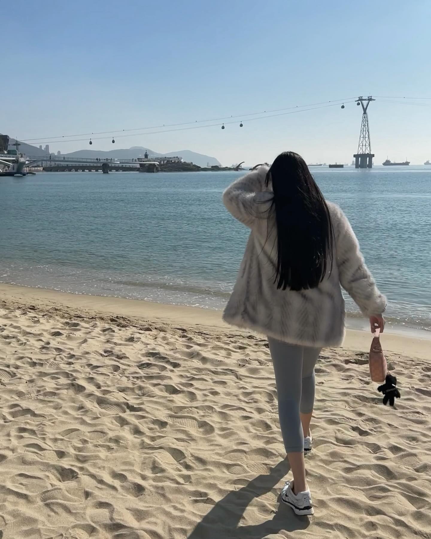 오랜만에 낮바다 🩵 반짝반짝 너무 예뿌ㅓ.. 🪽