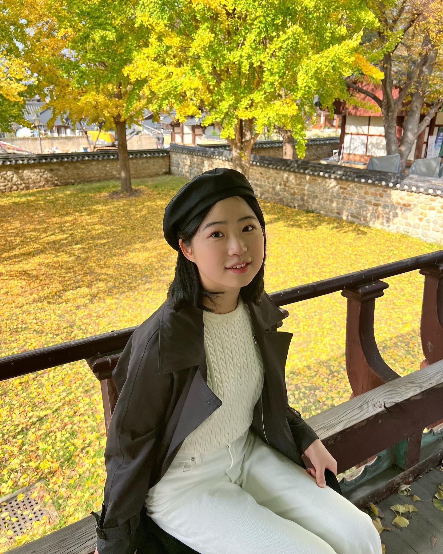 노오란 은행나무 그리고 나🌳💛🐣