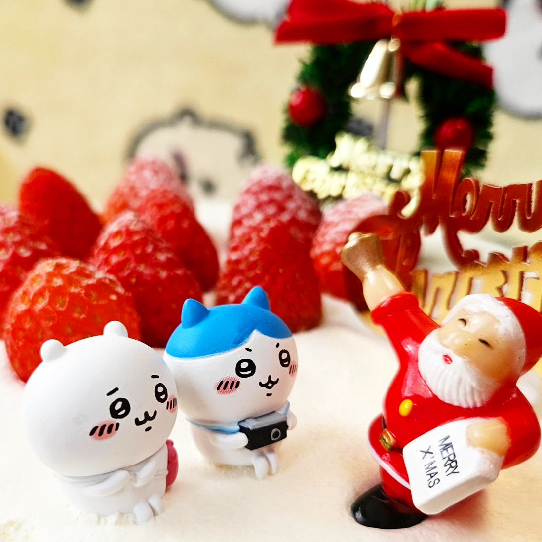 선물주세요🎅🎄🎁

B컷을 버릴 수 없었다😍

산타 할아버지한테 집중하는
치이카와와 하치와레😍

모두 메리크리스마스🎄
 
#merrychristmas
#멜클 #멜클☃️🎄⭐️❤️
#메리크리스마스 #크리스마스케이크
#먼작귀 #치이카와 #하치와레 #우사기
#랏코 #시사 #모몽가 #쿠리만쥬 #졸귀
#먼가작고귀여운녀석 #먼작귀케이크
#somethingsmallandcute #cute
#chiikawa #hachiware #usagi
#ちいかわ#うさぎ #ハチワレ
#くりまんじゅう #モモンガ
#ラッコ #シーサー #カニ