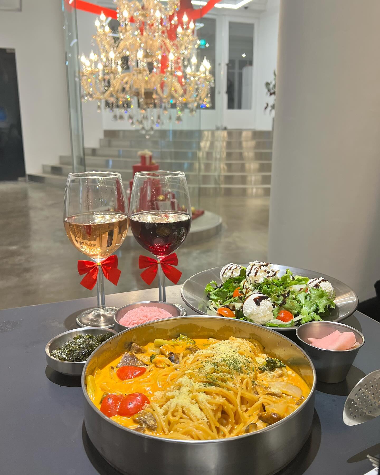 레드크림파스타🍝🍚❤️‍🔥