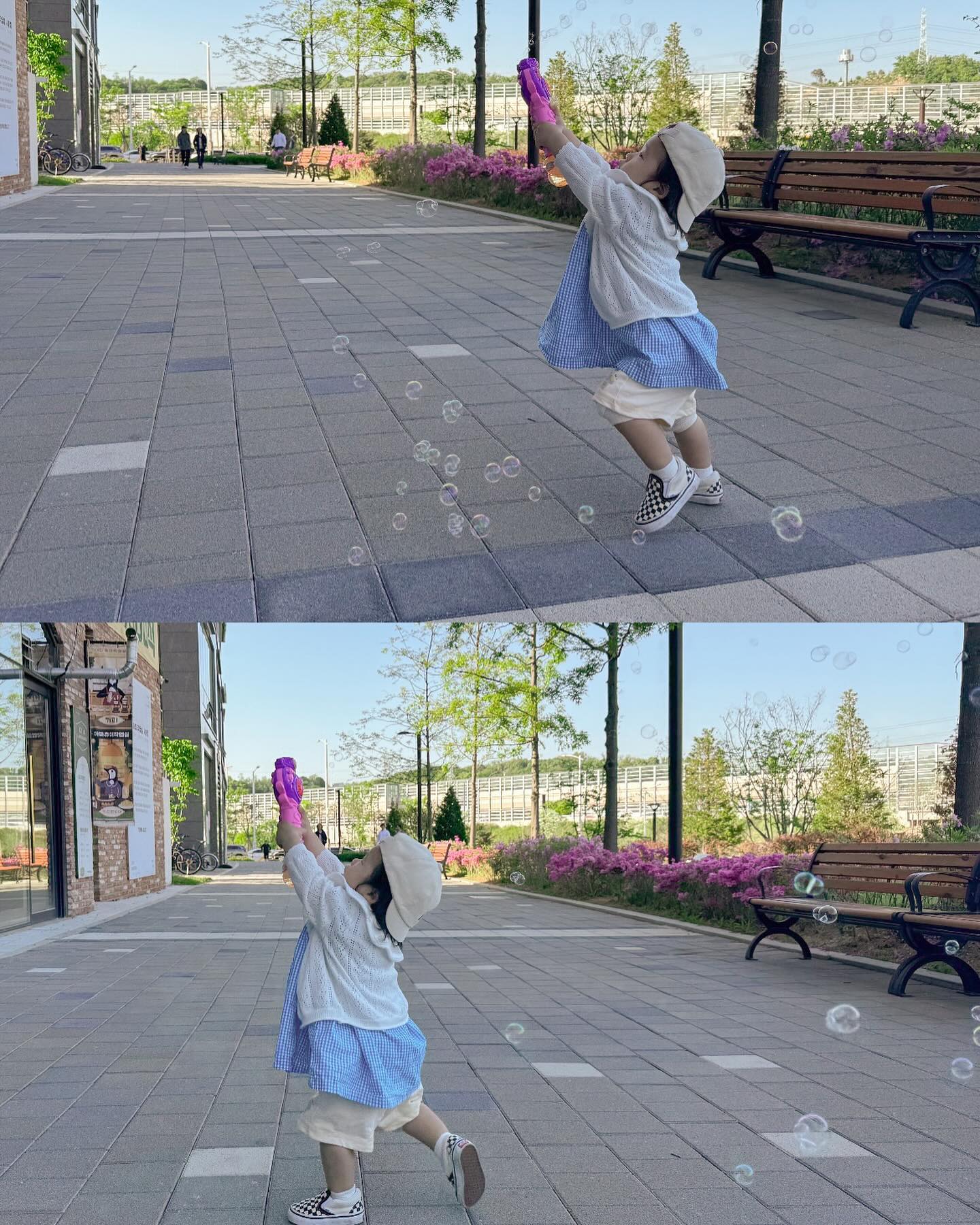 +477

마음껏 비누방울 누른날🫧
다이소에서 5천원 주고 사서 별 기대를 안했지만
생각보다 비누방울도 빨리 많이 만들어서
지나가던 아이들 다 탐내했다😂

그와중에 쨍한 파란 원피스가 너무 잘 어울린 또치💙

#육아 #육아일상 #육아일기 #육아스타그램 #육아블로거