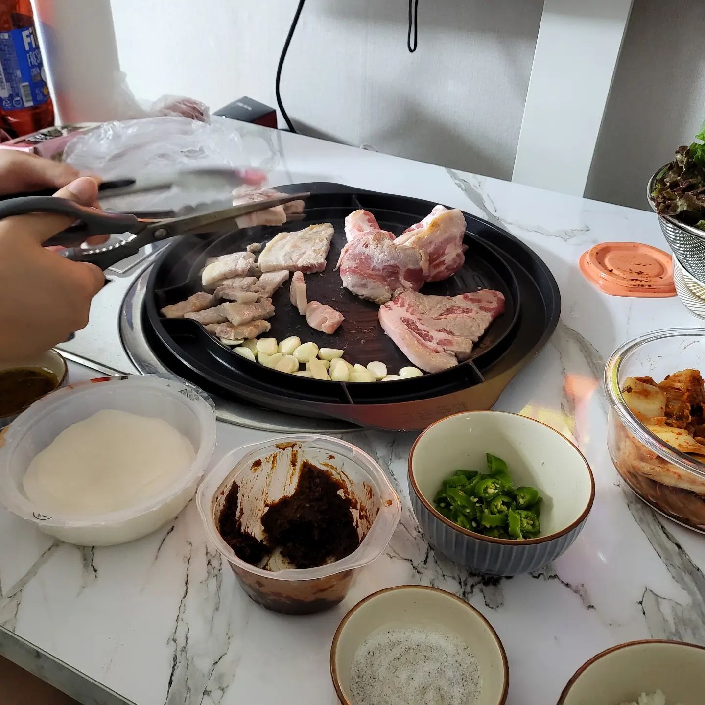 내가 아플때마다 #고기 를 구워주는 #남편 #사랑해 

#첫줄 #삼겹살 #요리 #푸드 #푸드스타그램 #좋아요 #좋반 #food #쿡스타그램 #부부스타그램 #고기파티 #맞팔 #선팔 #선팔환영 #선팔맞팔 #선팔하면맞팔