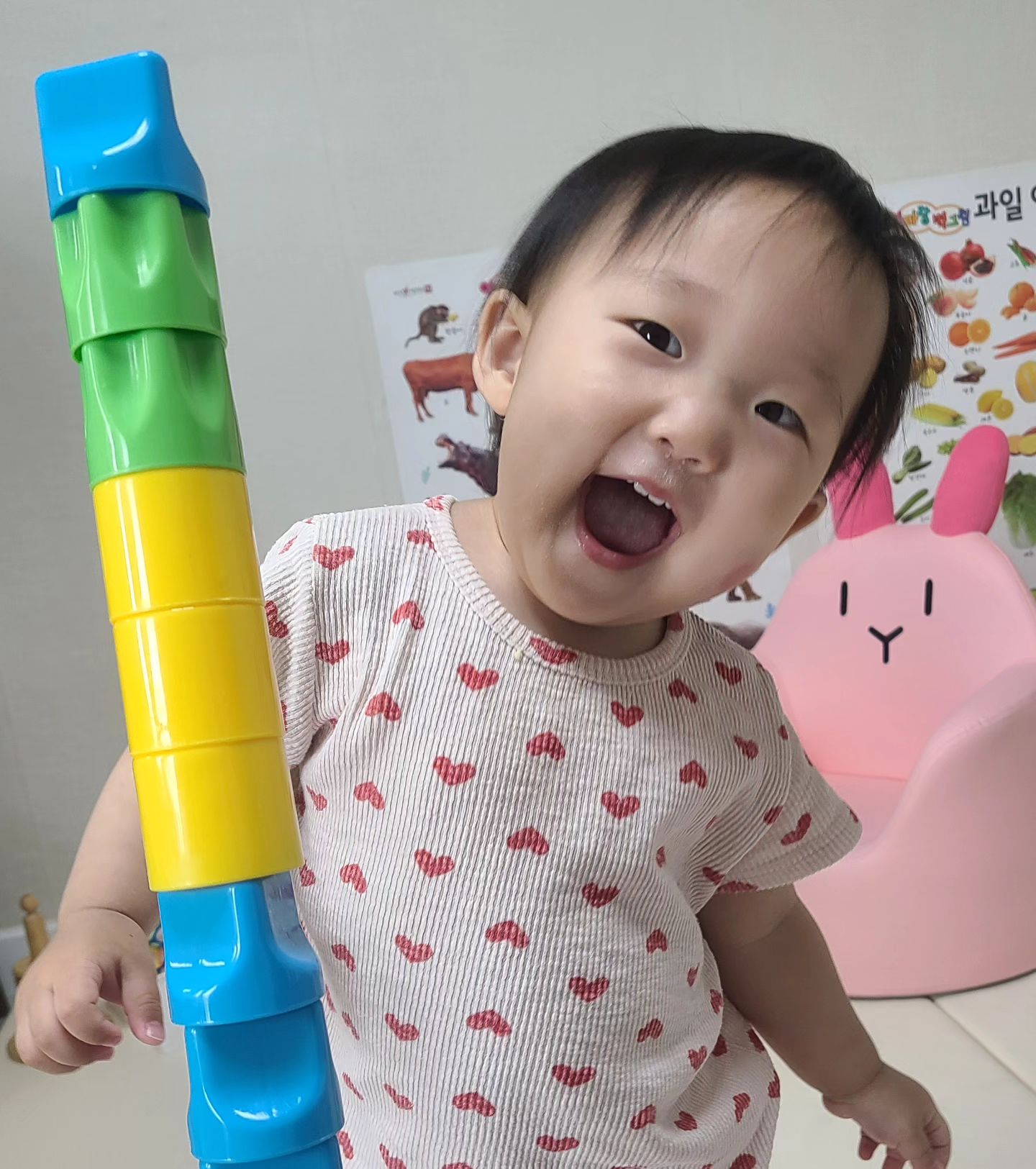 코찔찔이어도 귀엽쥬?
배부를때
기분좋을때

🍀아직 육아 0레벨 

#17개월아기 곧 #18갤 ᆢᆢ