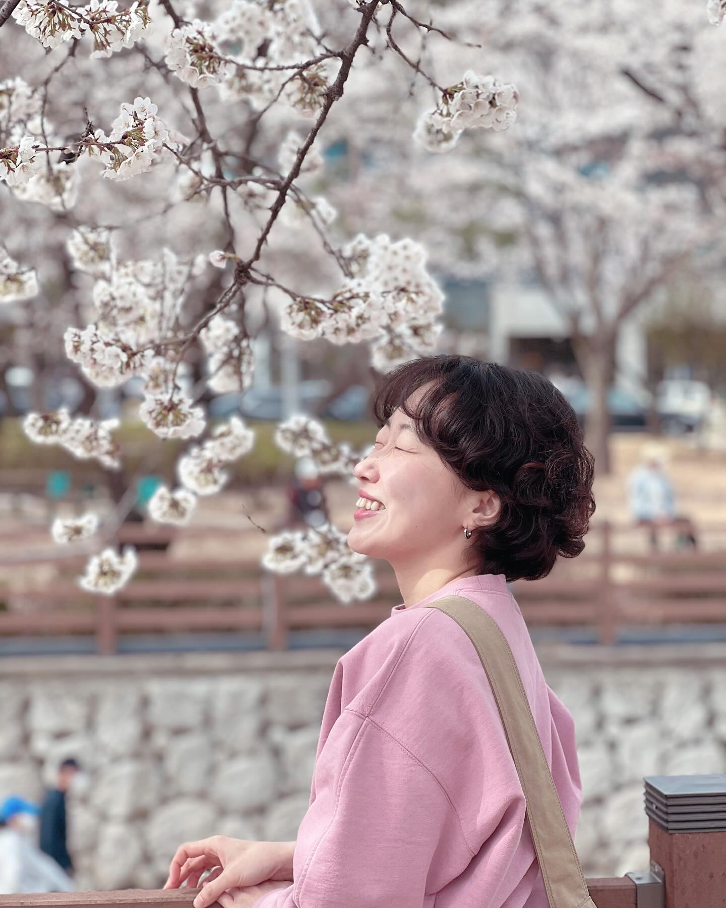 목욜저녁부터 쫄쫄 굶고 약먹고 누버있다가
오늘 살만해서 사부쟉 금오천에 벚꽃🥹🌸