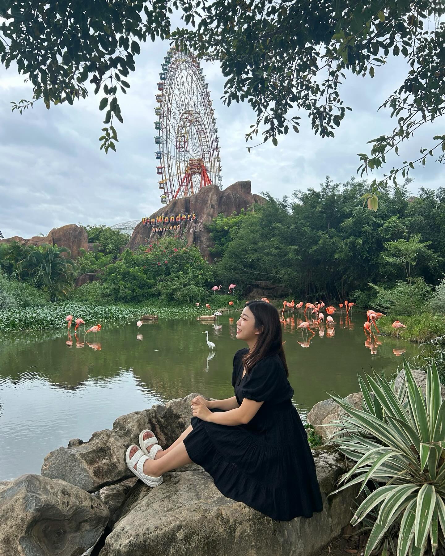 빈펄섬 안에서의 환상적인 시간 - 🤍🏰🌹🦩🦒🐠
