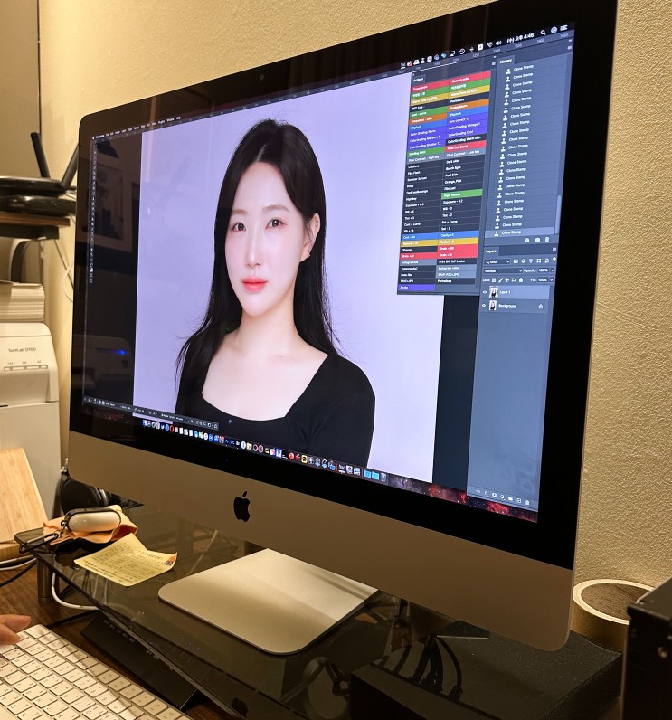 성수동 증명사진 감성기록관 컬러증명 보정 맛집