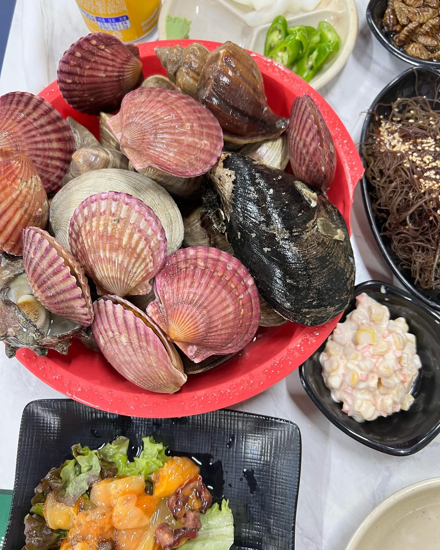 영흥도 조개구이 미진상회에서 맛있게 먹고 온 조개구이 💟 물을 계속 뿜어대는 싱싱한 조개와 소자이지만 많은 양의 조개로 배부르게 먹고 왔습니다. 새해 복 많이 받으세요 #미진상회조개구이#영흥도조개구이#맛집#맛스타그램#요리#요리스타그램