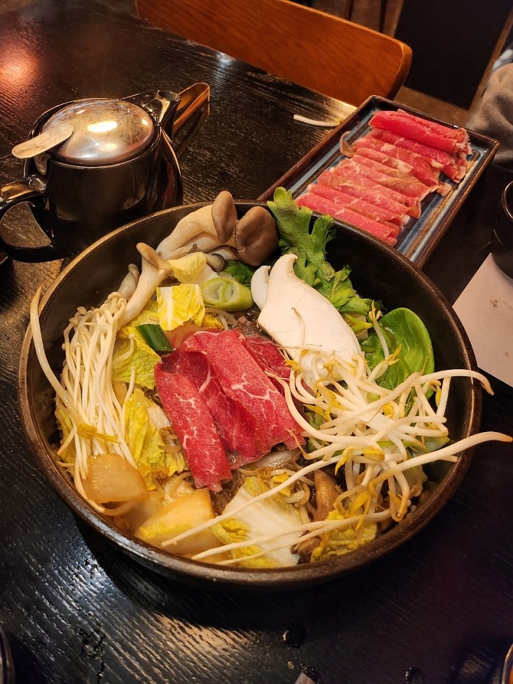 강서구 마곡 고급스러운 분위기의 스키야키 맛집 옥소반(주차가능, 메뉴)