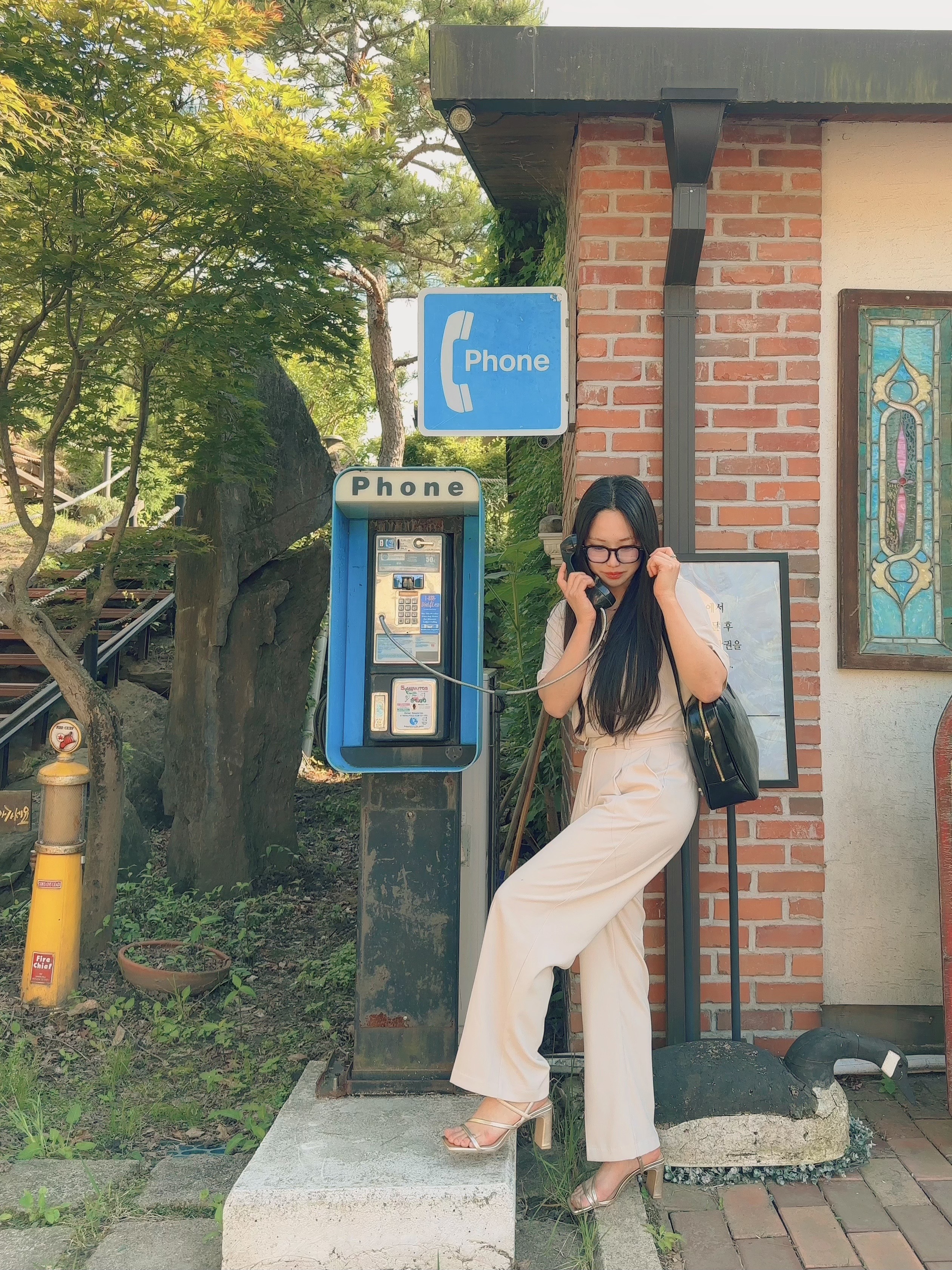[SeeChic] 베이직 골드 메탈 뿔테 안경