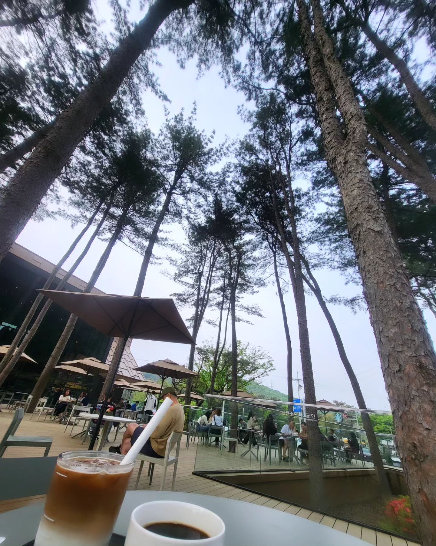 #신상스타벅스 ☕️ 자연과 함께하는 시간 🌳
.
.
.

#멍때리는시간
#스타벅스고기동유원지점 
#야외카페테라스 
#커피한잔의여유☕️ 
#야외카페추천 
#일상기록📷