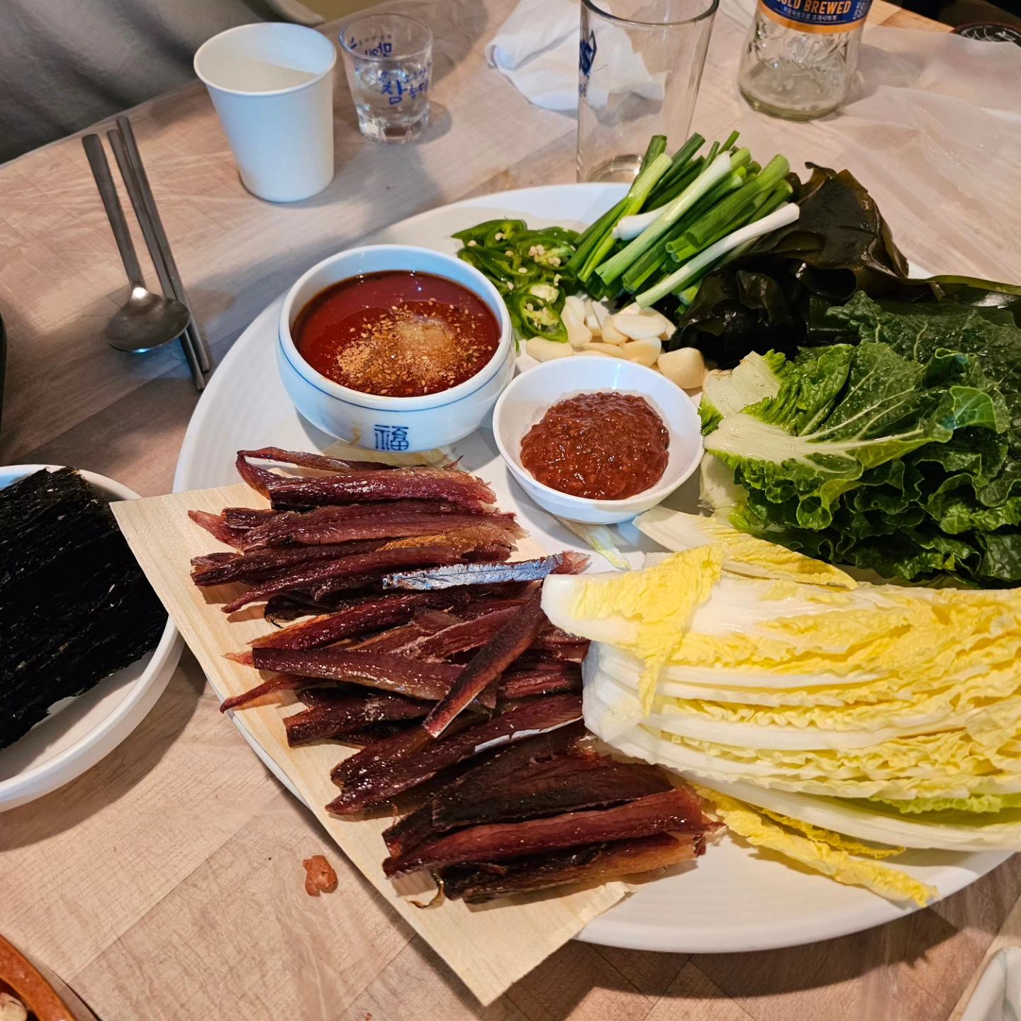 좋은사람들과 맛있는 음식~~
언제나 즐겁고 행복합니다^^
담에도 또 맛난거먹자♡

#장성동맛집 #과메기맛집 
#구이스 #문어숙회 #과메기
