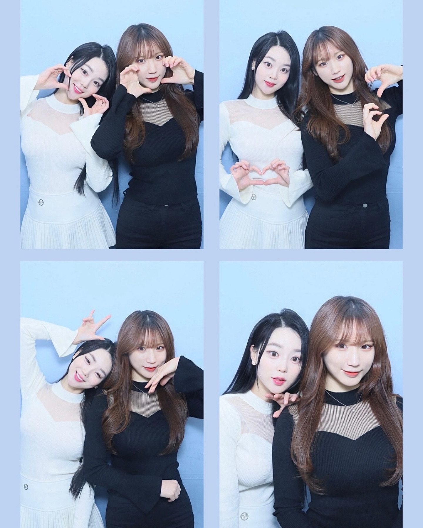 매주마다 내 스트레스를 해소해 주시는 분 😳
몇일을 붙어서 같이 수다떨어도 모자란 조합ㅎ.ㅎ 
근데 우리 첫 트윈룩 왜케 잘어울리는거야 ( ´ ▽ ` ).｡ｏ♡
이번 사진 매우 성공적 -! ✨🤍🖤