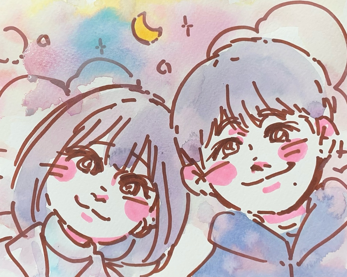 🌈☁️🫧🌙
#03 #01 #seoul #hongdae #서울 #홍대 #캐리커쳐