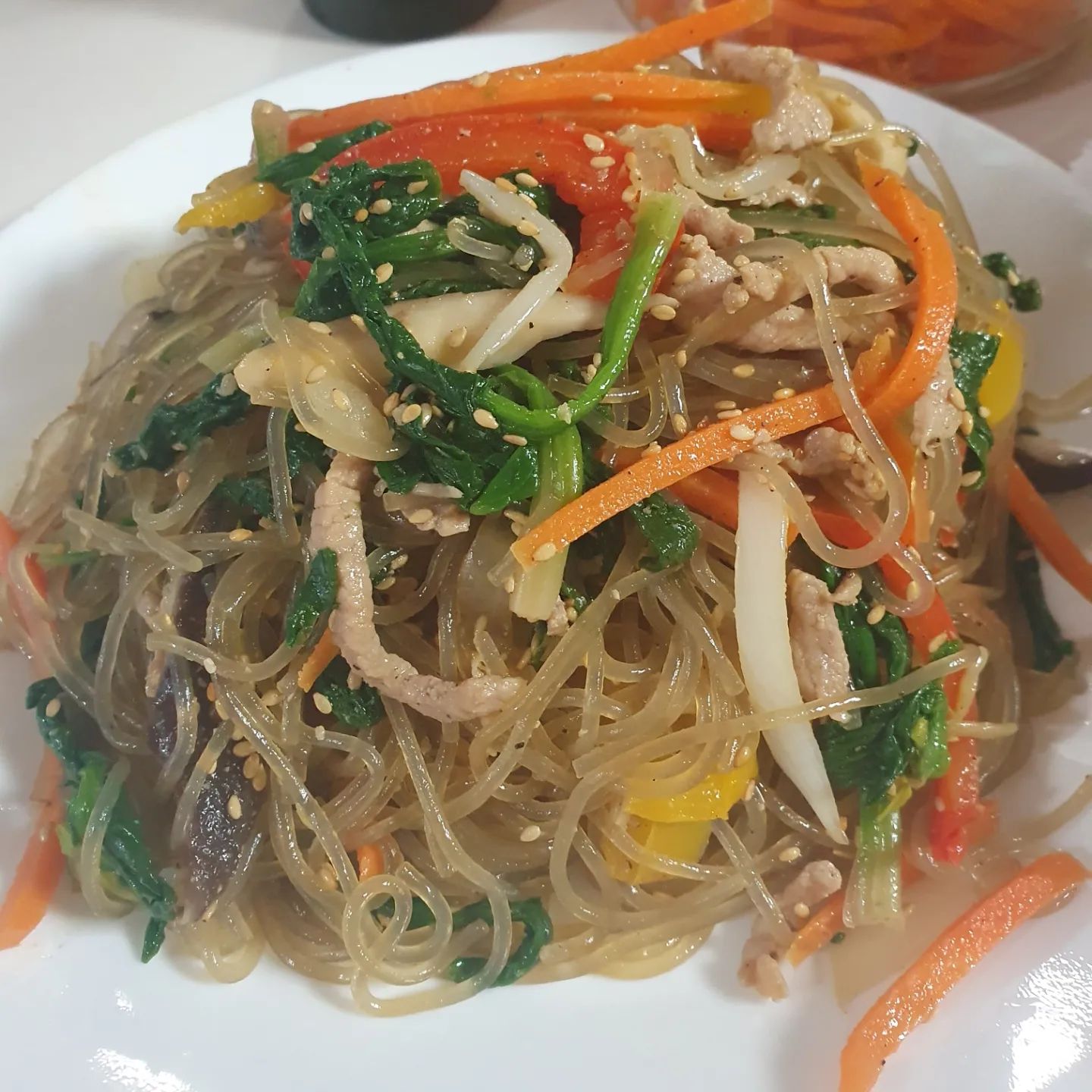 잡채 맛있다