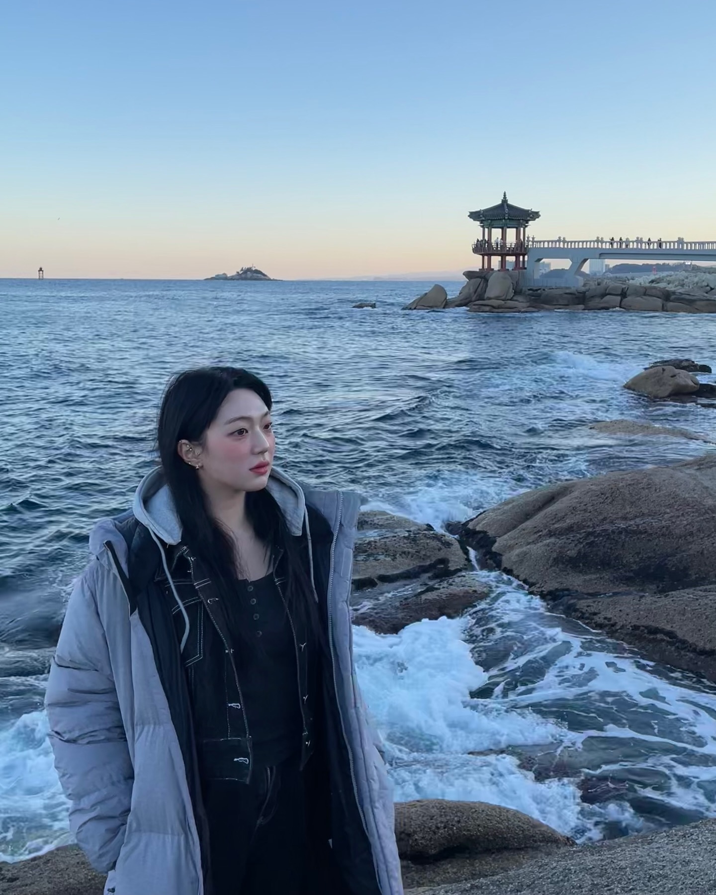 겨울바다 너무 좋아💙