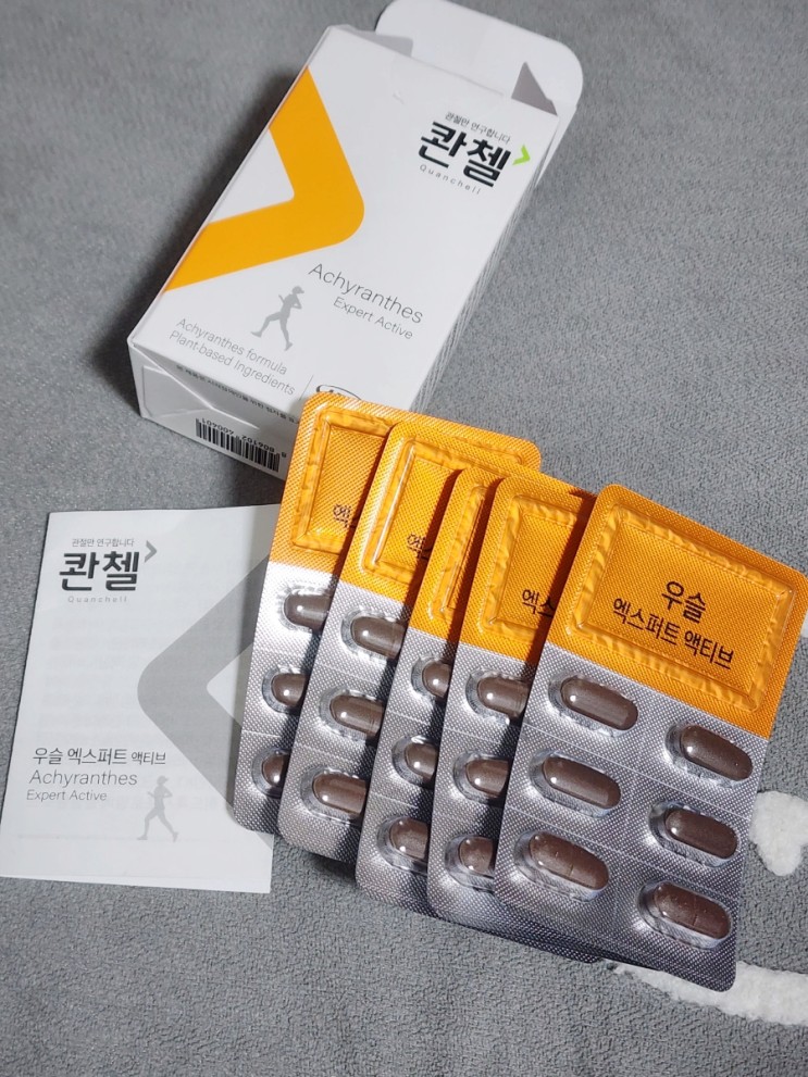 손가락관절염 `콴첼 우슬 액스퍼트 액티브` 관절영양제