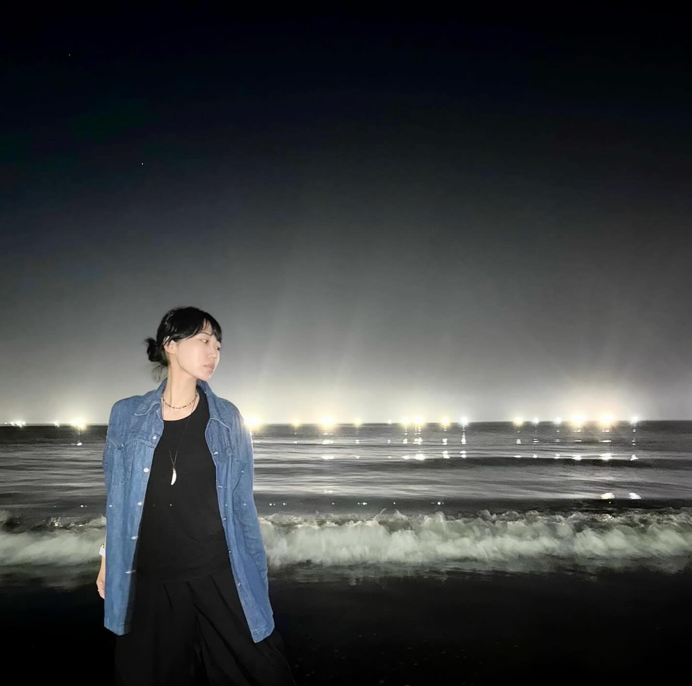 on the sea
