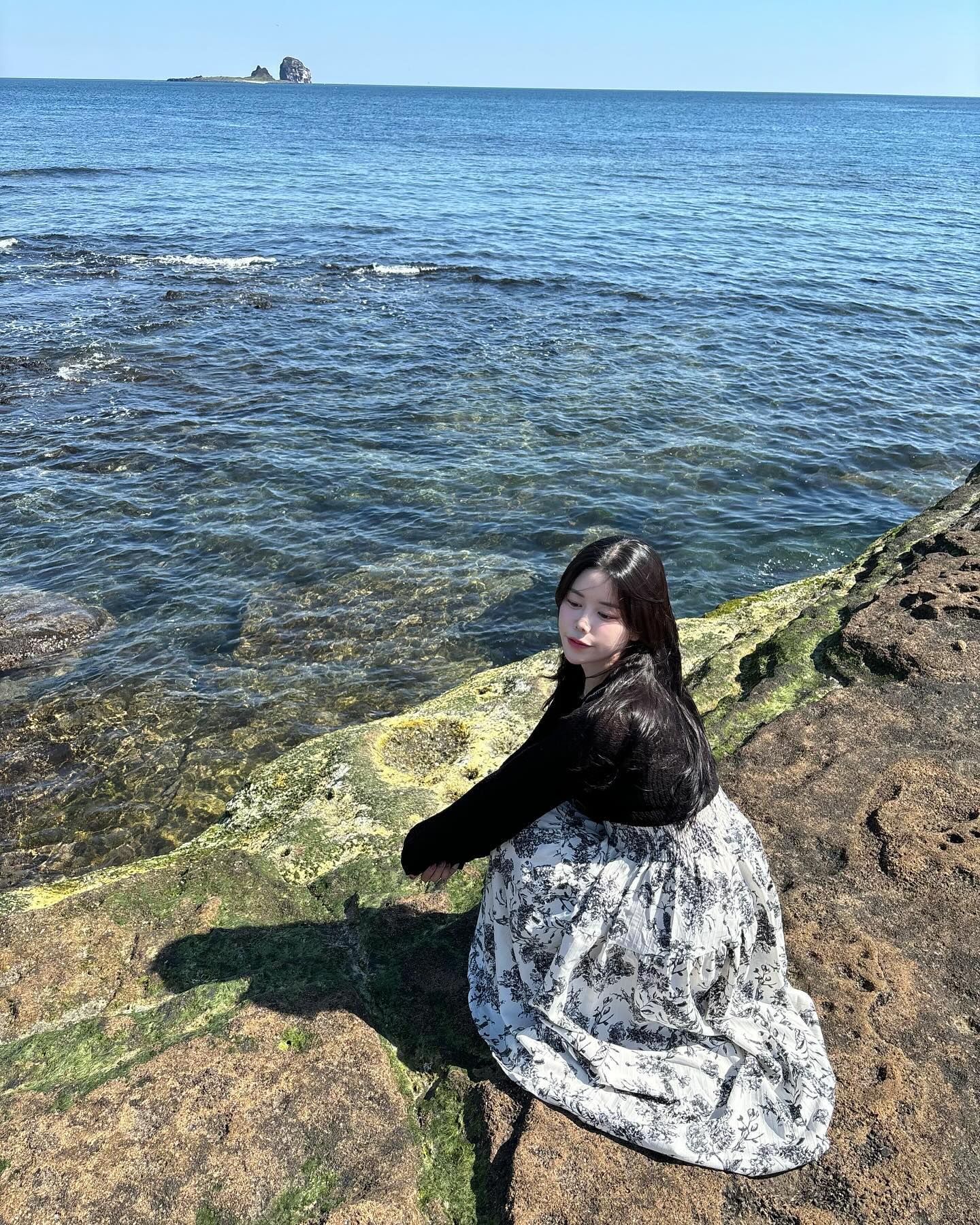 좋아하는 바다 보면서 먹부림부리는 여행이어따,,🩵냠🩷
