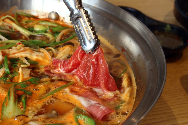 부평 샤브샤브 맛집, 얼큰한맛이 일품인 큰손샤브샤브