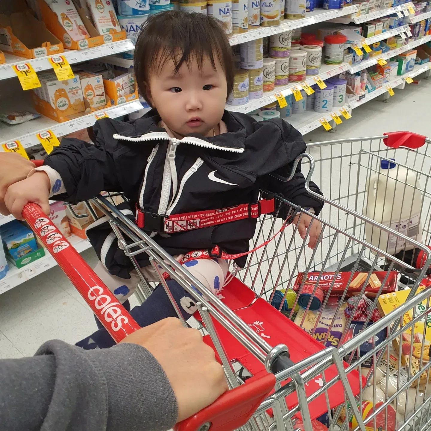 비오는 #NSW ☔️
마트 나들이 #coles

추워서 엄마옷 입기
힙하네 우래기🥰

#호주한달살기 #돌아기 #율리더베이비