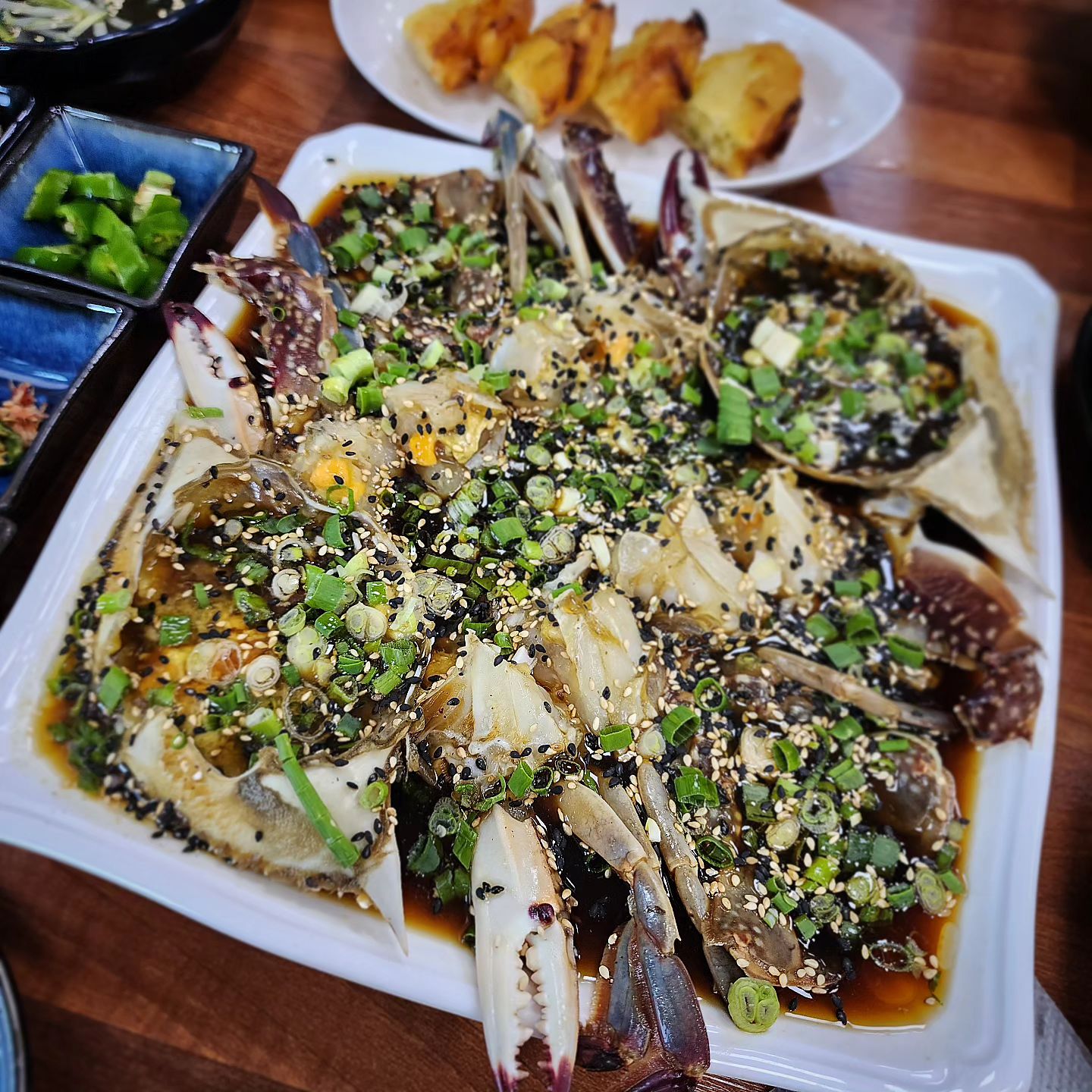 #골프존카운티안성H #골프장맛집
그 앞에 있었던 맛집♡ 
#금보리 
간장게장 너무 맛있어서 깜놀😆
반찬도 깔끔하고 
된장찌개도 너무 맛있쪄^^

안성 멀어서 두번은 못 갈것 같았는데
여긴 또 가고 싶네^^

간장게장 너무 좋앙♡

#골린이일상 #맛집 ₩안성맛집