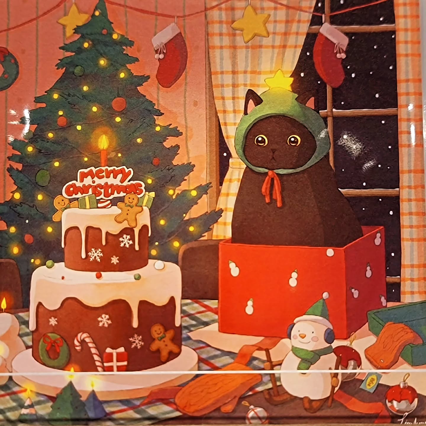 서촌 임듀이 쇼룸 크리스마스 엽서🎄🐈🐈‍⬛🎄
.
#서촌 #임듀이 #임듀이쇼룸 #크리스마스엽서 #고양이엽서