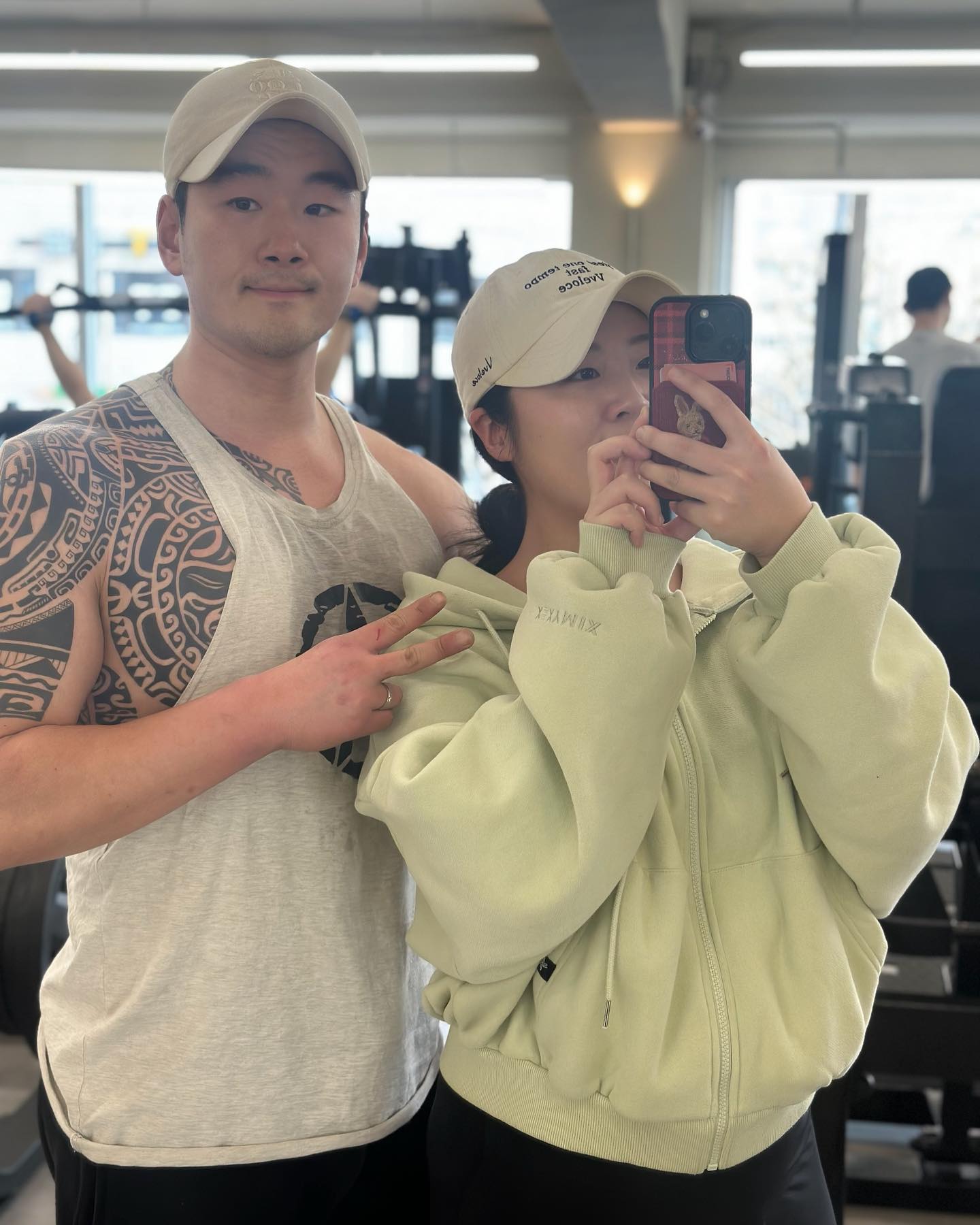 오랜만에 #부부운동 

뽀뇽이랑 빵세네 셋이서 운동해따❤️
#오운완 #운동은각자알아서
