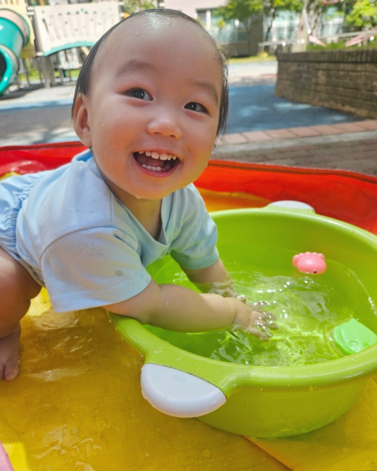 오늘도 신나는 물놀이🐳💦
표정 너무 해맑은고 아니야? ♥
오늘 엄청엄청 더웠는데 물놀이로 더워타파했구나?
엄청 재밌게 논 거 같아서 엄마도 기분좋아😽
저번엔 겁나서 대야 안에 못 들어갔다던데
오늘은 나왔다 들어갔다 재밌게도 놀았다는 너 (՞⸝⸝o̴̶̷̥᷅ ̫ o̴̶̷̥᷅⸝⸝՞)
.
.
.
.
.
.
#키즈노트 #어린이집 #물놀이 #아기물놀이 #장꾸아들 #아들맘 #육아맘 #토끼띠맘 #15개월아기 #아기스타그램 #아들스타그램 #육아스타그램