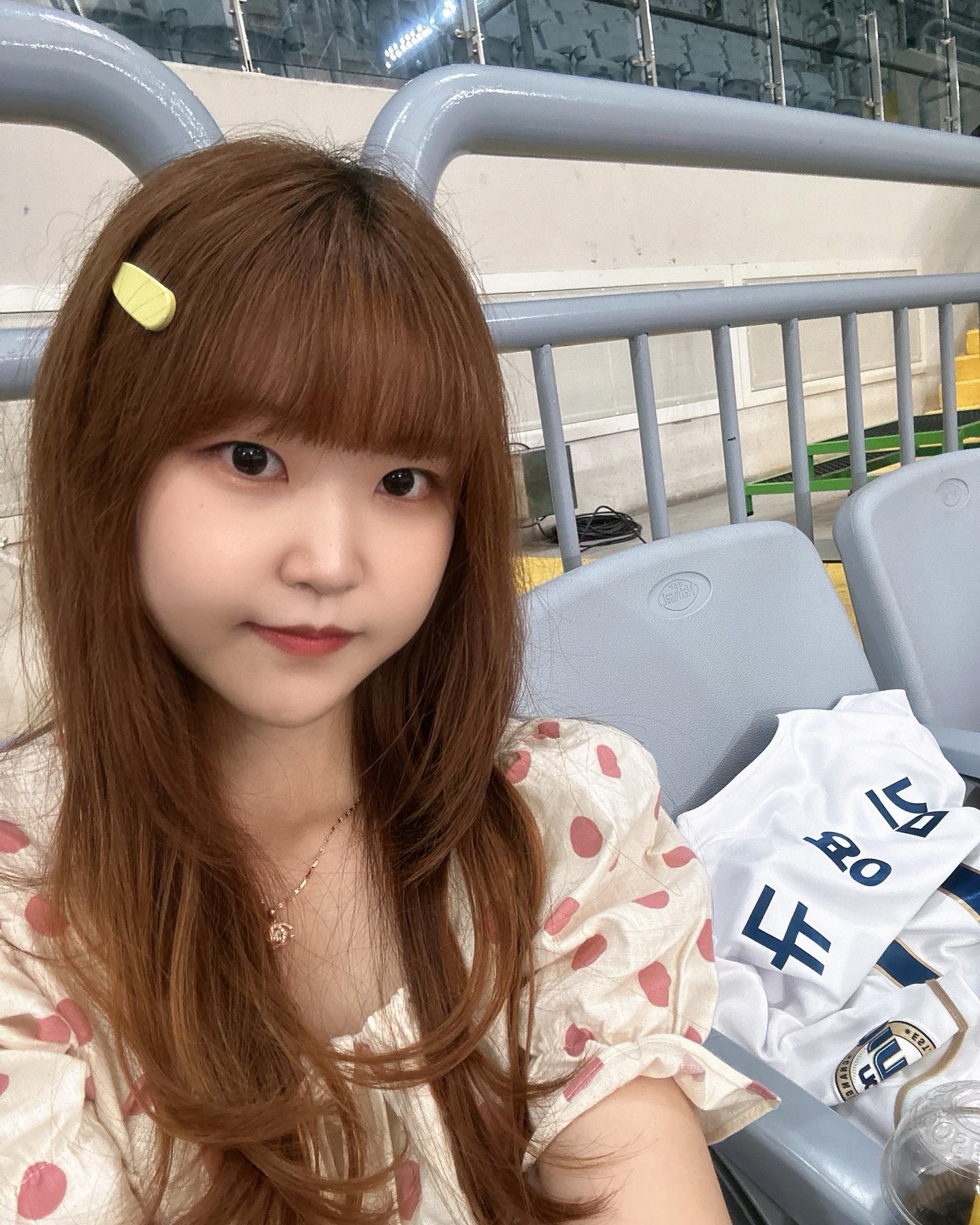 240730 옆에 앉혀놓은 유니뽐🍀
#NC다이노스 #김영규선수 #김휘집선수 #박시원선수