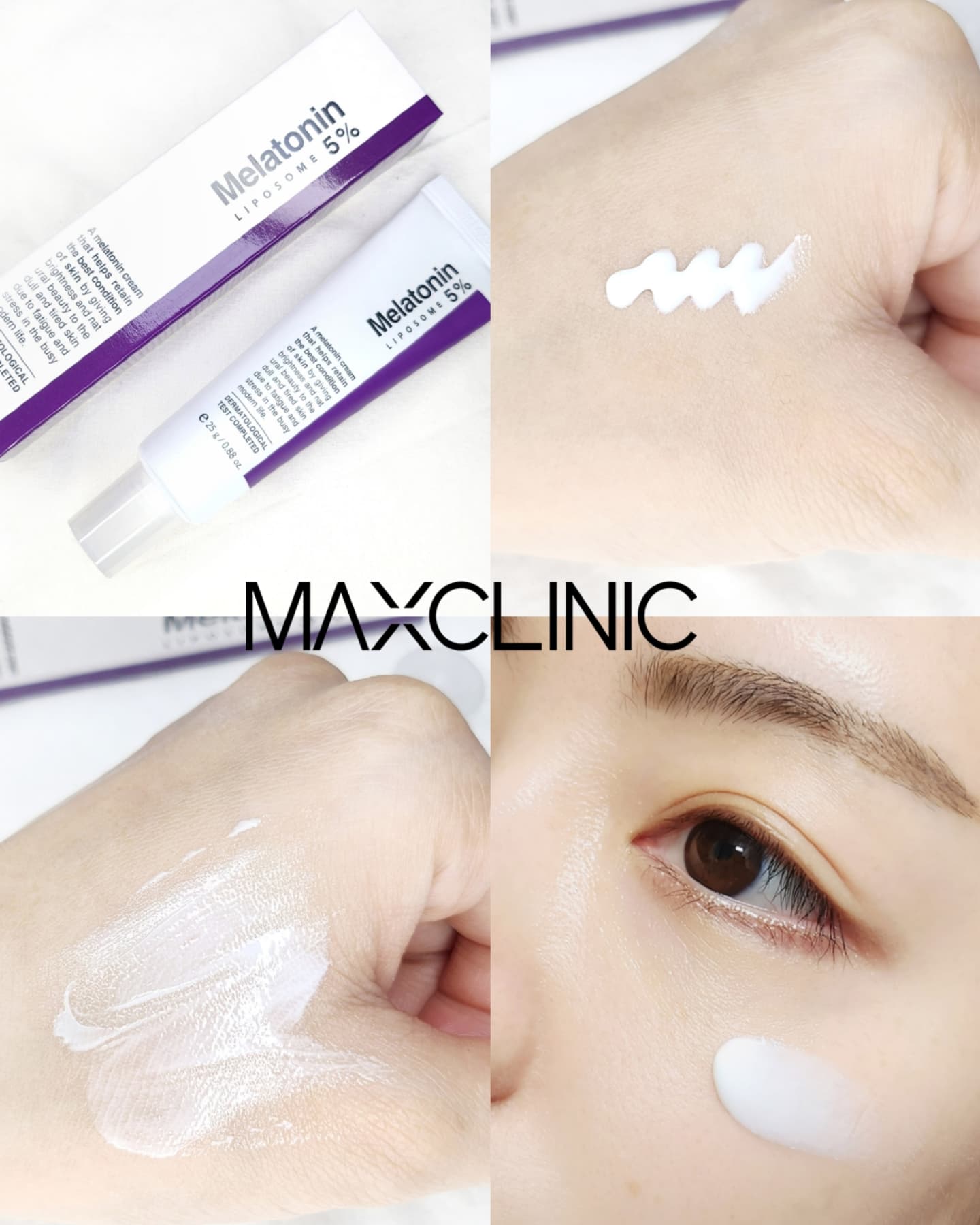 #협찬 맥스클리닉 - 멜라토닌 크림

화해 설문단 결과 속당김 만족도, 피부결 만족도, 피부 광채 만족도 등
문항에서 90% 이상 만족 결과를 획득한 맥스클리닉 멜라토닌 크림입니다.

멜라토닌?
칙칙한 피부에 충분한 휴식을 전달해줘 건강하고 화사한 피부관리에 도움을 주는 성분

맥스클리닉 멜라토닌 크림은 정제수가 아닌 멜라토닌이 함유된
샐러리 & 체리수 40%를 함유하여 피부 수분 공급 및 진정을 돕고
피부 밝기, 멜라닌 개선 및 이미 생성된 기미, 잡티, 다크스팟 등을
개선하여 환하고 맑은 피부를 가꿀 수 있도록 도와요.

부드러움 크림 제형이지만 점도가 느껴지는 쫀쫀함으로 바르고 나면
촉촉함을 느낄 수 있어 겨울철에 보습용으로 함께 쓸 수 있고
바르고나면 끈적임없이 금방 흡수되는 타입이라 저녁뿐 아니라
아침에도 사용할 수 있어요.

눈가, 콧등 등 색소침착이 거슬렸던지라 자기전 매일 꾸준히 12일간 발랐는데 아침에 일어나면 피부톤 자체가 한층 화사해진 느낌이라서 만족했고 속건조가 심한편인데 보습도 잘되어서 건조함과 색소침착 함께 관리하고 싶은 분들 사용해보시면 좋을 것 같아요.

구매처 : https://bit.ly/4964CM1

#기미잡티크림 #맥스클리닉 #멜라토닌크림 #기미크림 #미백크림 #톤업크림 #색소침착관리 #멜라토닌효과