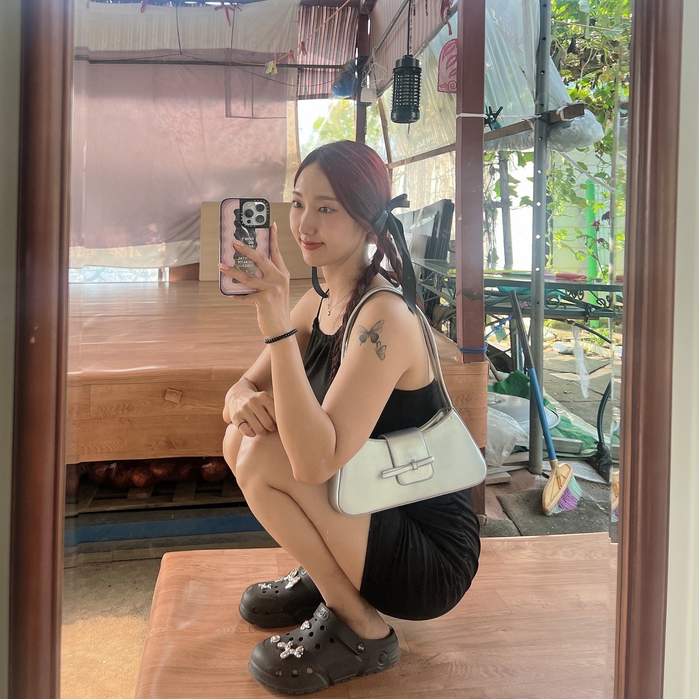 ツ˚˖𓍢ִ໋`🌿:✧˚.📷⋆𖧧 
공기좋고 물좋은 강원도 쵝오.. ☻
블랙미니원피스 #포포베이비 도 최고ᡣ𐭩