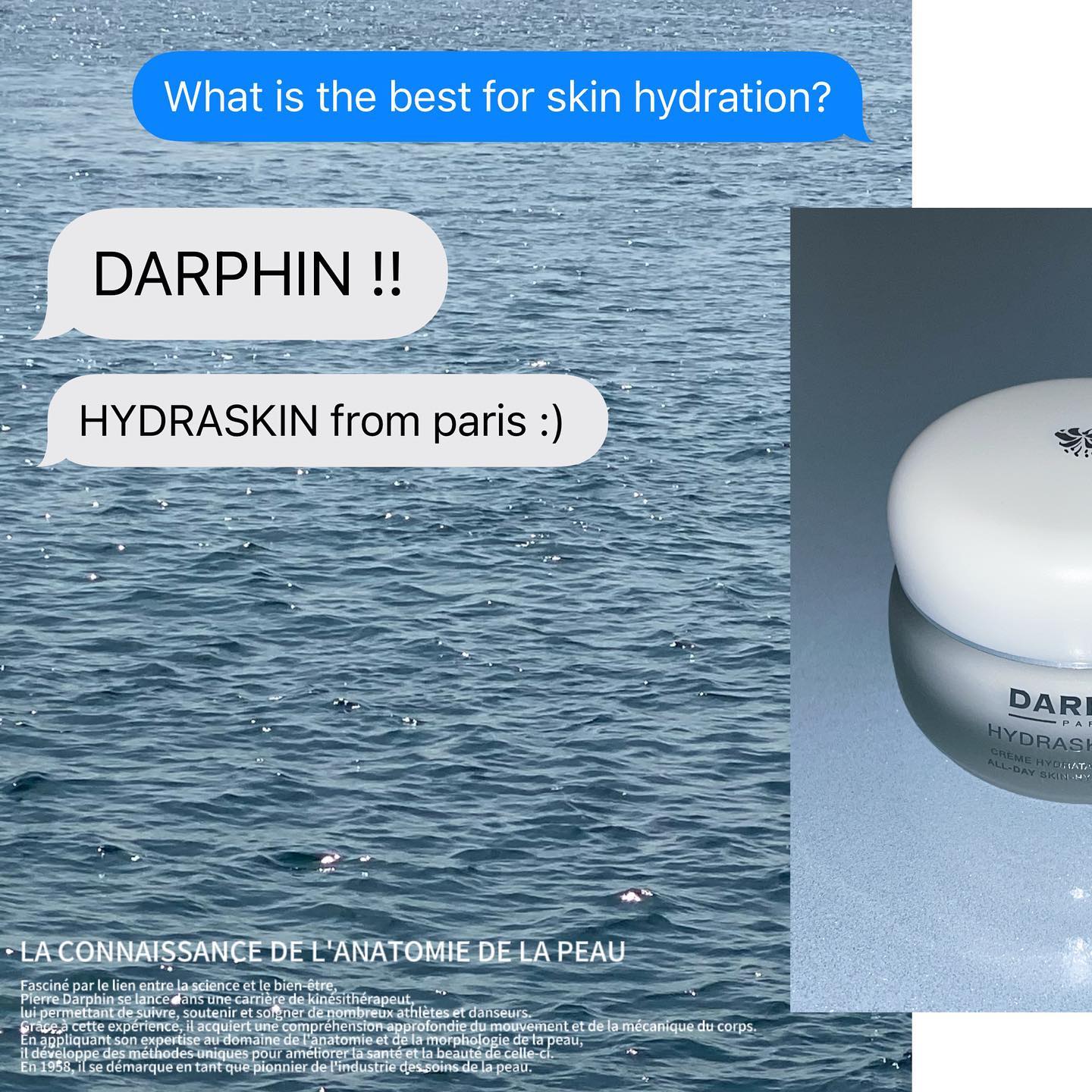 #광고 파리지엔느의 럭셔리함이 담긴 스킨케어 브랜드 ‘달팡(DARPHIN)’의 💦하이드라스킨라인(hydraskin)💦을 소개합니다.

*About DARPHIN
달팡은 피부 전문가와 식물 학자이자, 키네시오 테라피스트인 피에르 달팡에 의해, 1958년 파리에서 탄생한 럭셔리 스킨 케어 전문 브랜드에요. 진귀한 식물과 에센셜 오일을 특별한 블렌딩 기법으로 제조한다고 해요. 🧑🏻‍⚕️🌿

*HYDRASKIN
그 중 하이드라 스킨 라인은 피부에 수분감과 탄력을 동시에 선사해주는 제품 라인이에요. 하이드라스킨 인텐시브 모이스처라이징 세럼은 1회 사용만으로도 +198%의 수분감을 제공해주고, 벨벳 텍스처의 하이드라스킨 리치 크림을 함께 사용하면 푸석한 피부에 수분감을 가득 더해줘 활력을 되찾을 수 있어요.

✍🏻실사용 후기
세럼은 물처럼 흐르는 제형이에요. 흡수가 빨라 얇게 여러번 덧바르기 좋고, 두 번 정도 덧바르면 수분감이 층층이 쌓여 피부 탄력이 올라오는게 느껴져요. 크림은 벨벳 제형으로 발림성이 좋아 부드럽게 마사지하며 발라줬어요. 세럼보다 리치한 수분막으로 마무리하는 느낌! (악건성,건성이신 분들은 보습크림으로 한 번 더 마무리해주시길 추천드려요) 하이드라스킨 라인 사용해보니 겨울철 외부 자극으로 쭈글,푸석해진 피부가 수분감으로 차올라 탱글해지는게 느껴져 좋았어요.

#달팡#하이드라스킨#달팡스킨케어#instabeauty#darphin#darphinskincare#france#skincare#skincareroutine