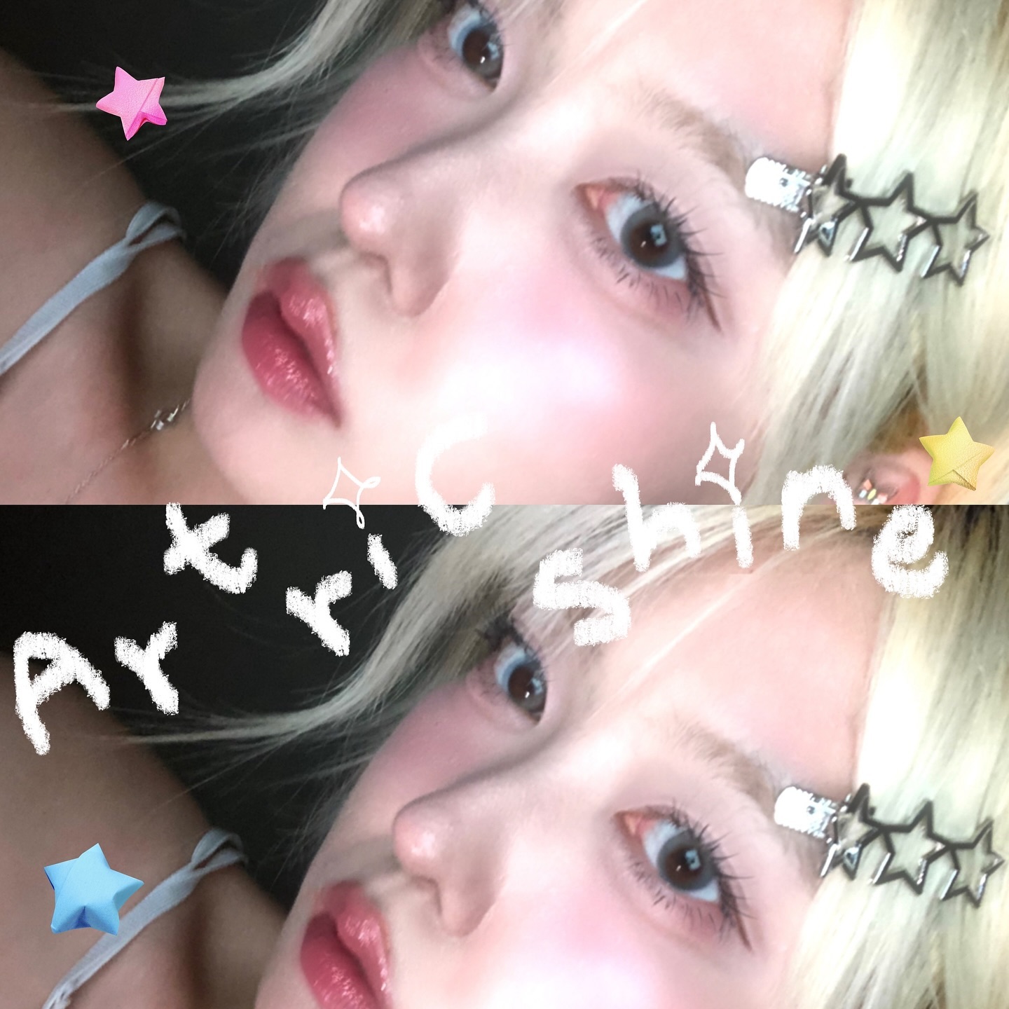 #협찬 금발에 블루렌즈 조합 어떤데
⋆ ₊ ﾟ ☽ * ₊ ⋆⋆｡˚ ☁︎ ˚｡⋆｡♡。·˚˚· ·˚˚·。♡

컬러렌즈끼면 뭔가 꾸꾸꾸 느낌이 강해지는데
블루에 그레이 한 방울 섞여서 덜 부담스럽구
실리콘 렌즈라 원데이처럼 촉촉햄🫧
 ⠀⠀⠀⠀⠀⠀⠀⠀⠀⠀⠀⠀⠀⠀⠀⠀
 ⠀⠀⠀⠀⠀⠀⠀⠀⠀⠀⠀⠀⠀⠀⠀⠀
 ⠀⠀⠀⠀⠀⠀⠀⠀⠀⠀⠀⠀⠀⠀⠀⠀
 ⠀⠀⠀⠀⠀⠀⠀⠀⠀⠀⠀⠀⠀⠀⠀⠀
 ⠀⠀⠀⠀⠀⠀⠀⠀⠀⠀⠀⠀⠀⠀⠀⠀
📍INFO
아트릭 샤인 Shine Blue
직경 14.1mm

#뉴바이오 #아트릭렌즈 #아트릭샤인 #렌즈추천