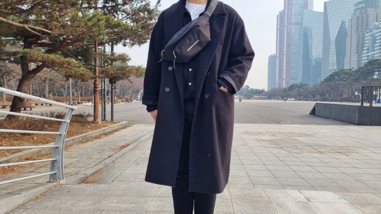 웨이스트백 고퀄리티 리사이클 남자힙쌕 지쿤가방