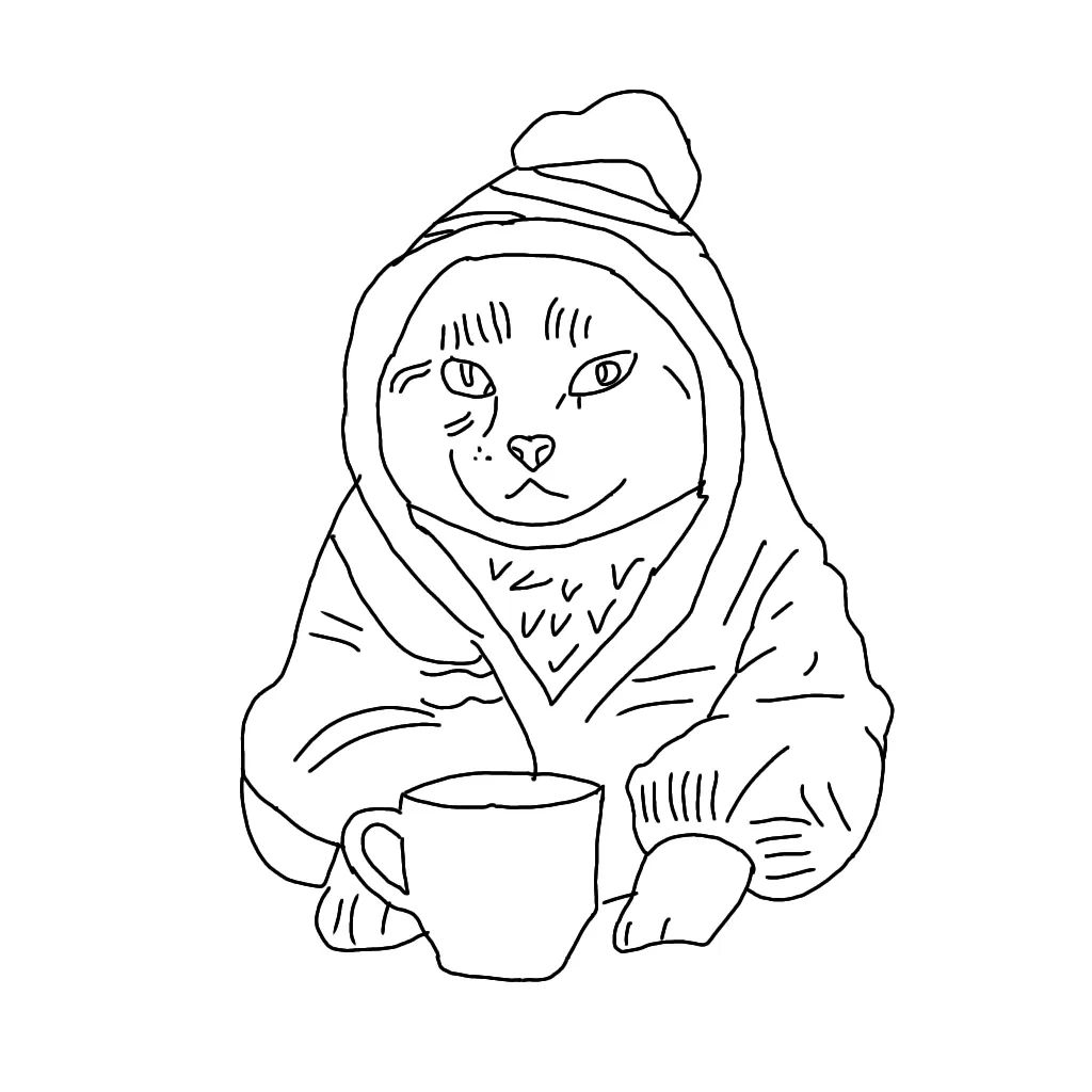 그는 오늘도 나와 커피