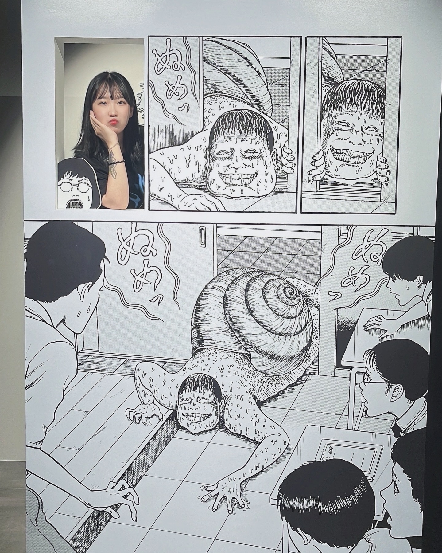 이토준지 호러하우스👻
손에 땀날정도로 개쫄았지만
귀여운 귀신의집정도