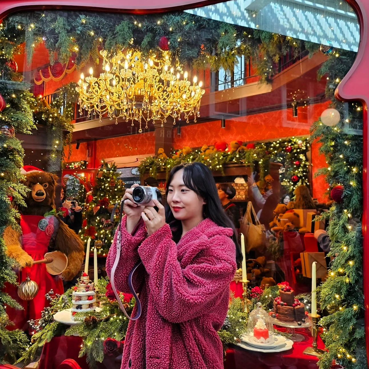 🎅크리스마스 도장 깨기👊 #더현대서울 #라부띠끄 🎄