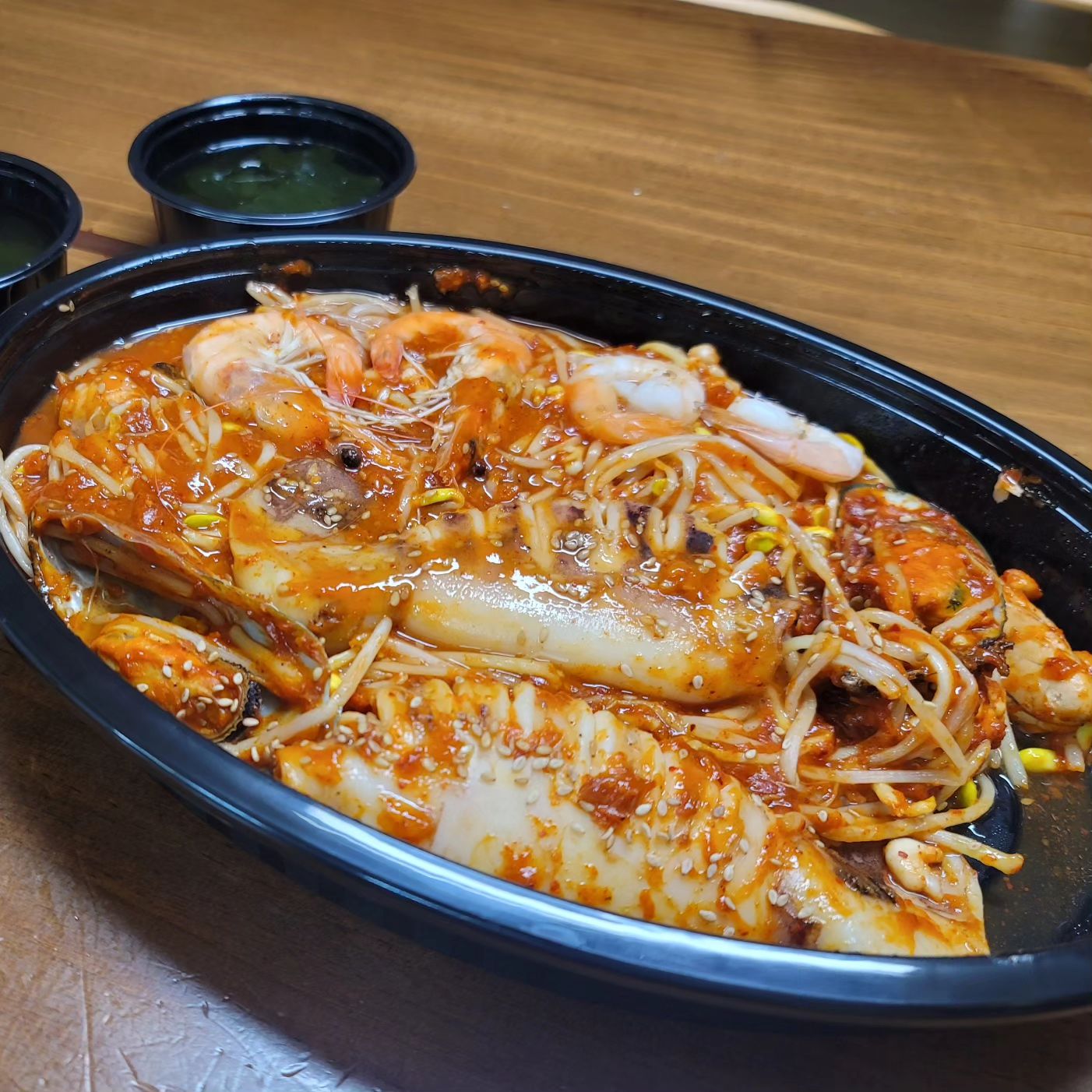 해물찜 마무리는 볶음밥!!
#모듬해물찜 #지성이해물찜 #맛있다그램 #배달음식최고
