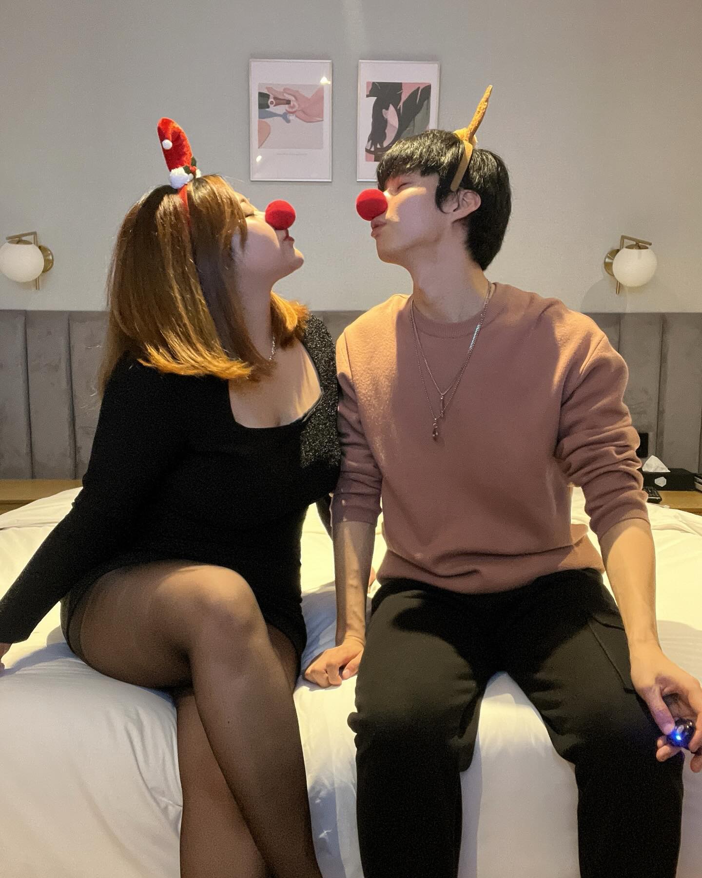 #뀨찌커플 

연휴 끝_출근했지만 아직 크리스마스에 머무는중🎄