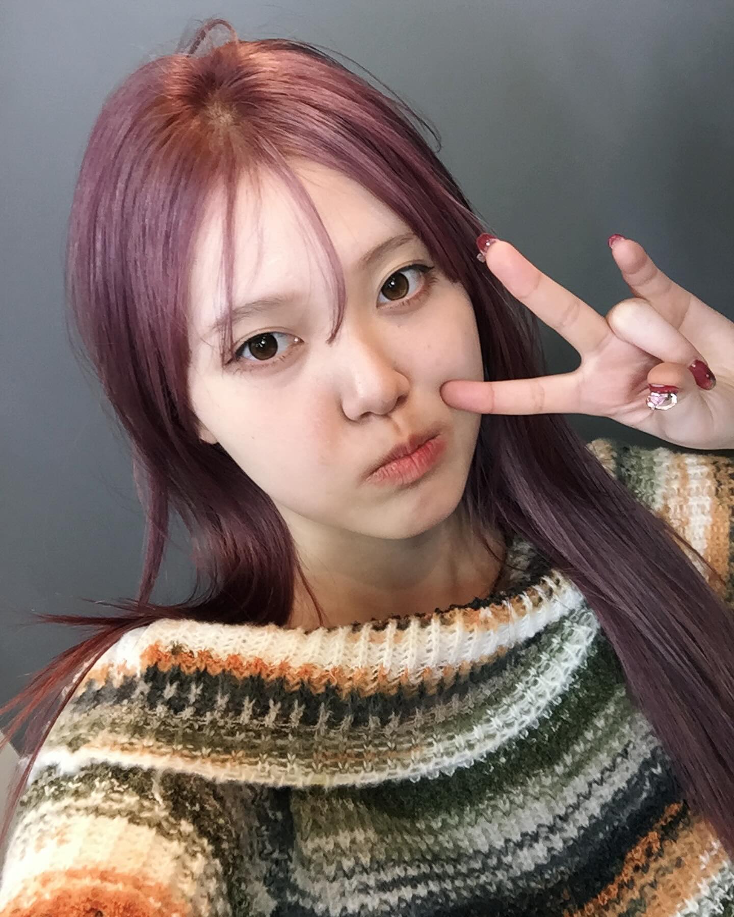 보라머리 1일차 교정 2일차👍🏻