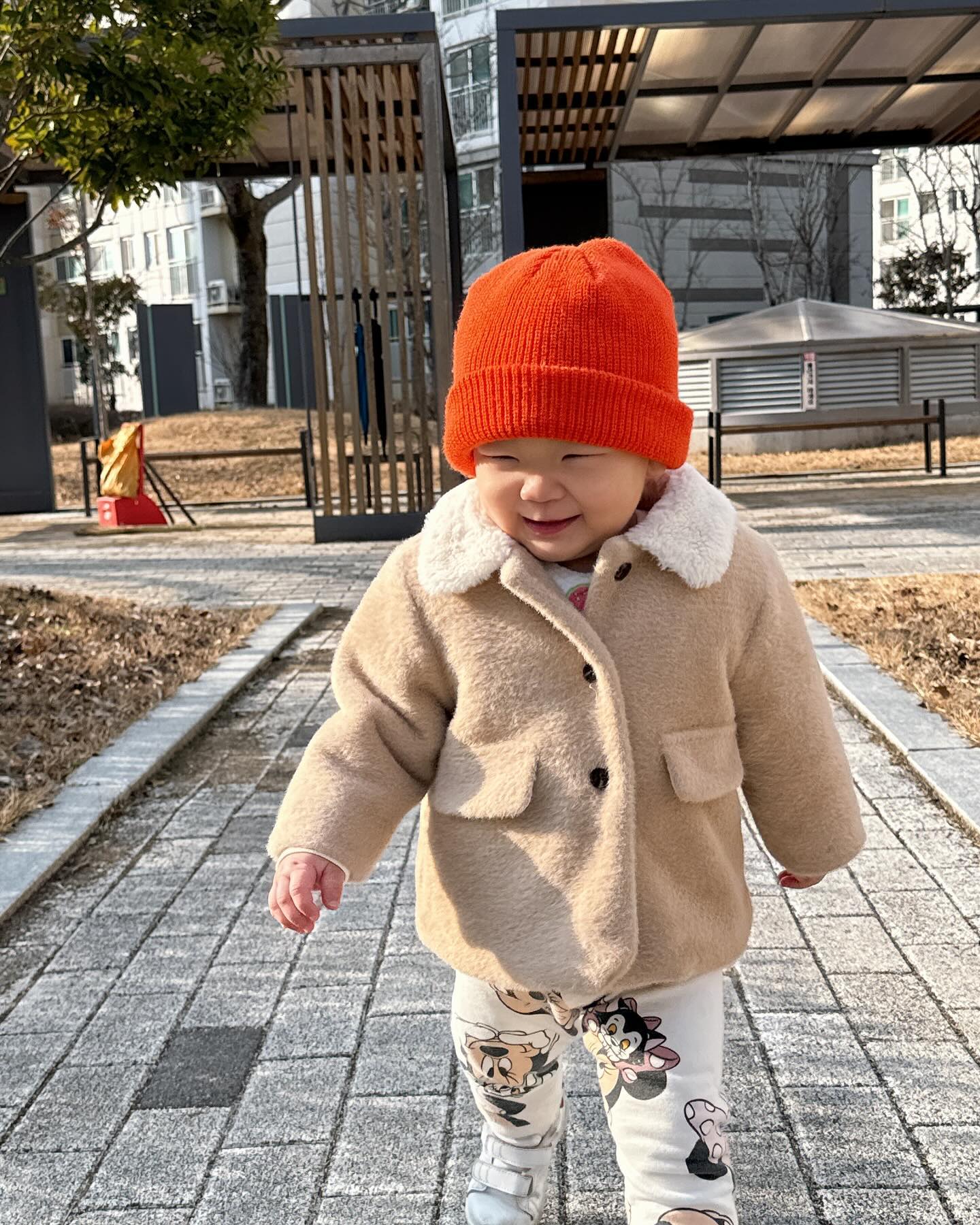 👶🏻+508일🫶
오늘은 바람이 불긴했지만 찬 바람이 아니고
따뜻해서 하원후 놀이터🤍
집앞 놀이터 가서 노는데 아주 돌아다니느라 세상 바쁨ㅋㅋㅋㅋ
덕분에 엄마는 따라다니고 계단 같이 오르락 내리락하기 바쁨😂
그래도 너만 좋다면야🤍🤍

#윤서유니#하원후놀이터#필수코스#봄아언능와🌸#꼴뚜기모자🐙