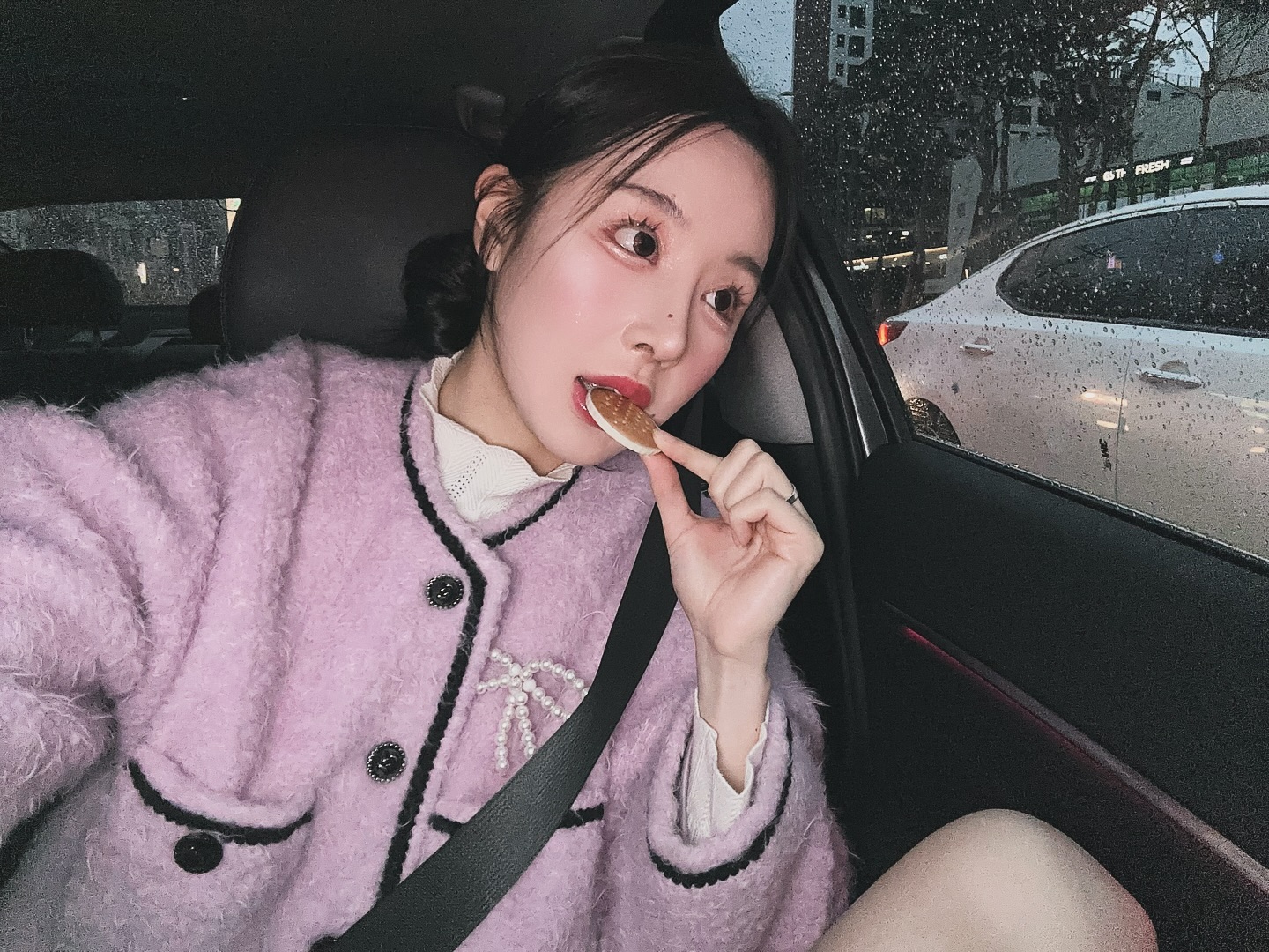 운전하면서 쿠키는 못참지🍪🧸
#오프닝션샤인