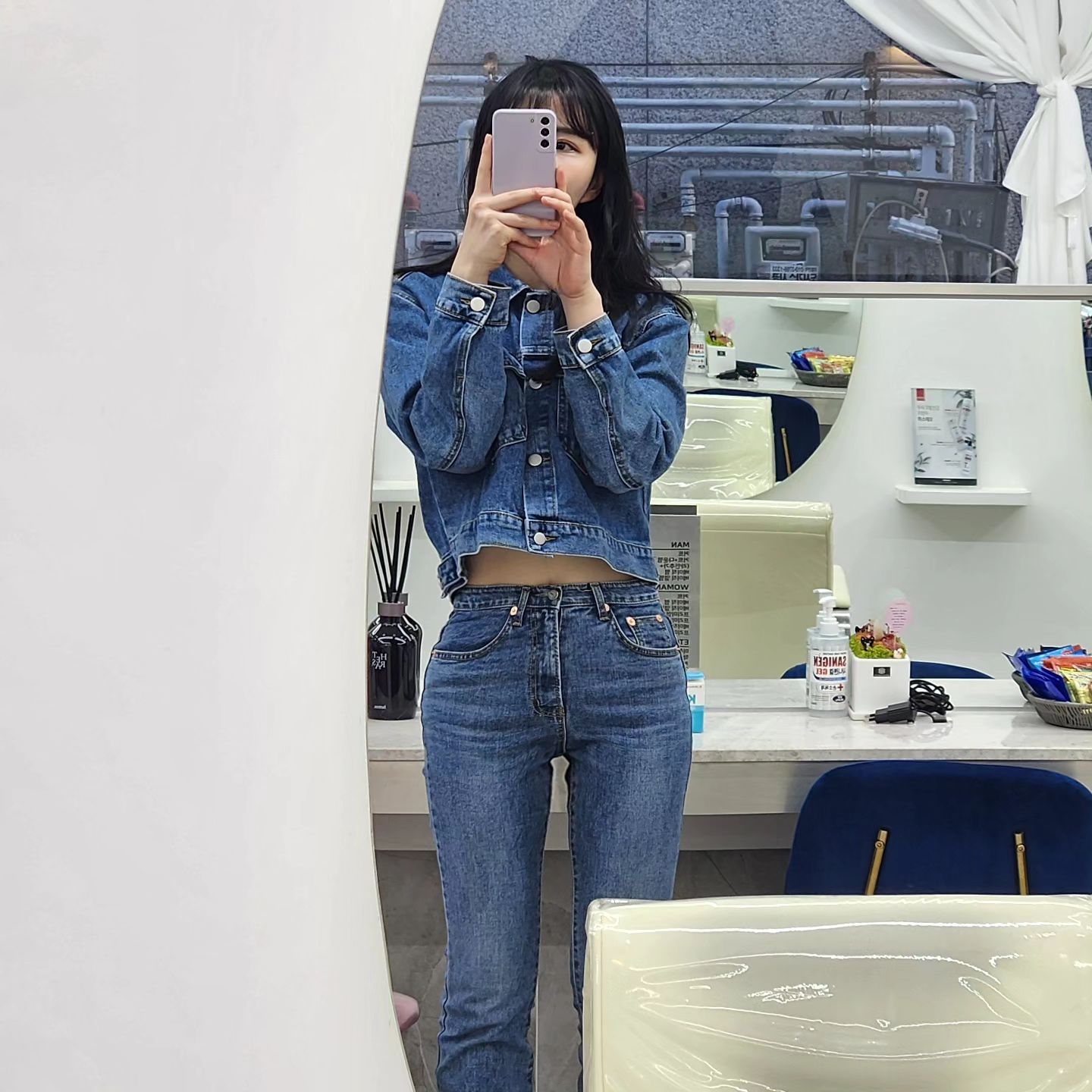 설레는 하루💙💙💙💙💙

#일상 #studio #주말스타그램 #ootd #청청 #운동하는여자 #스피닝