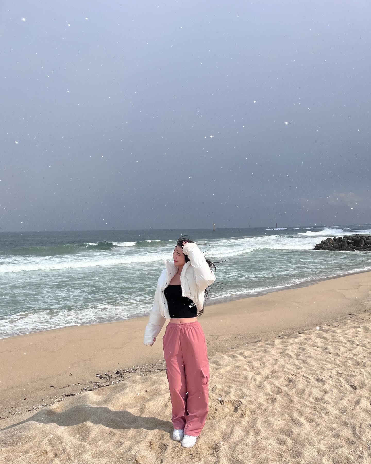 커플바지 입었는데 사진하나도 안찍었다..✨