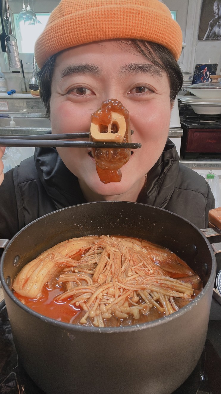 하정강 우족찜, 돈족찜 택배로 먹은 후기! 진짜 매워요!