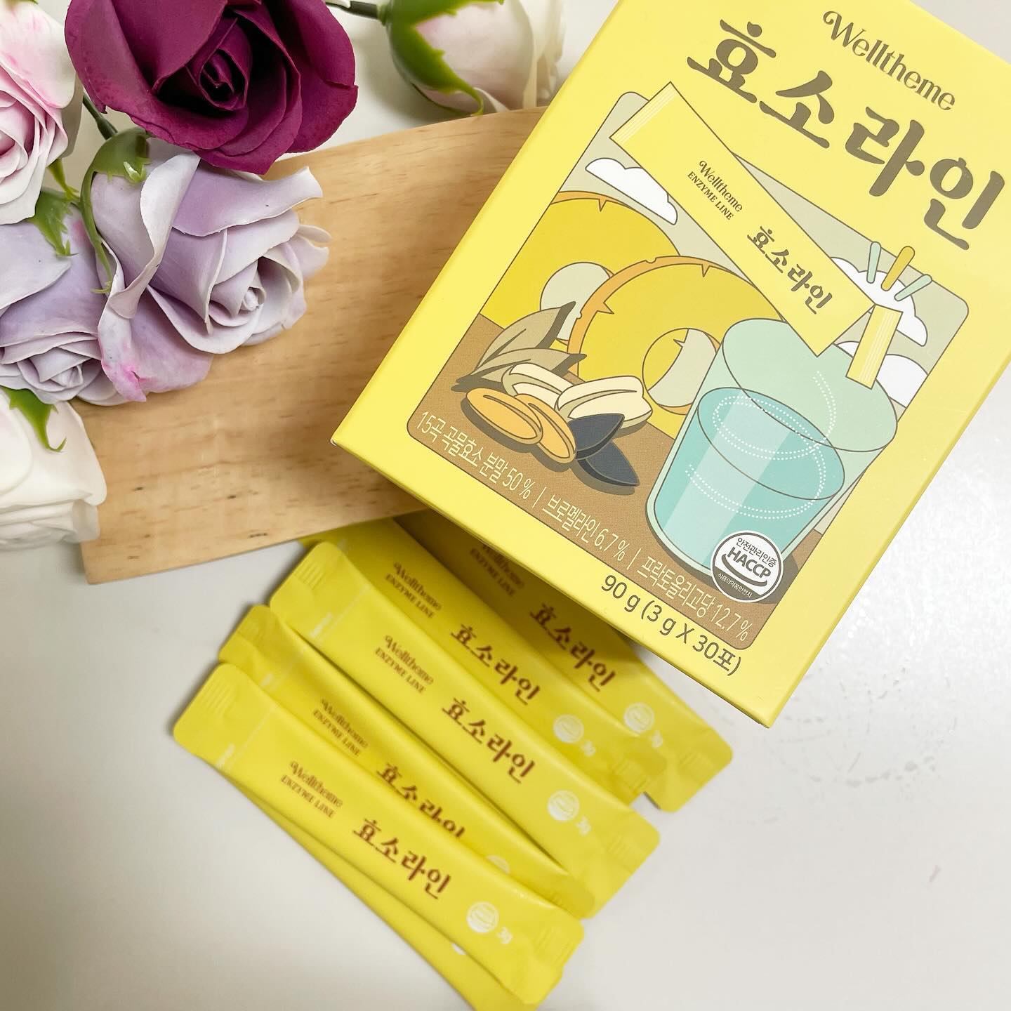 ✨15곡 곡물발효효소 50%함유! 
✨효소식품으로 분류된 브로멜라인 함유! 

✨장까지 생각한 효소로 배변활동에 도움이 되는 
프락토올리고당 
+17종 혼합유산균(20억 CFU투입) 
+낙산균 
+난소화성 말토덱스트린 

✨분말이 날리지 않아 목걸림이 없고 
✨식품첨가물이 함유되어있지 않아요. 
(인위적으로 역가수치를 높이지 않았어요)