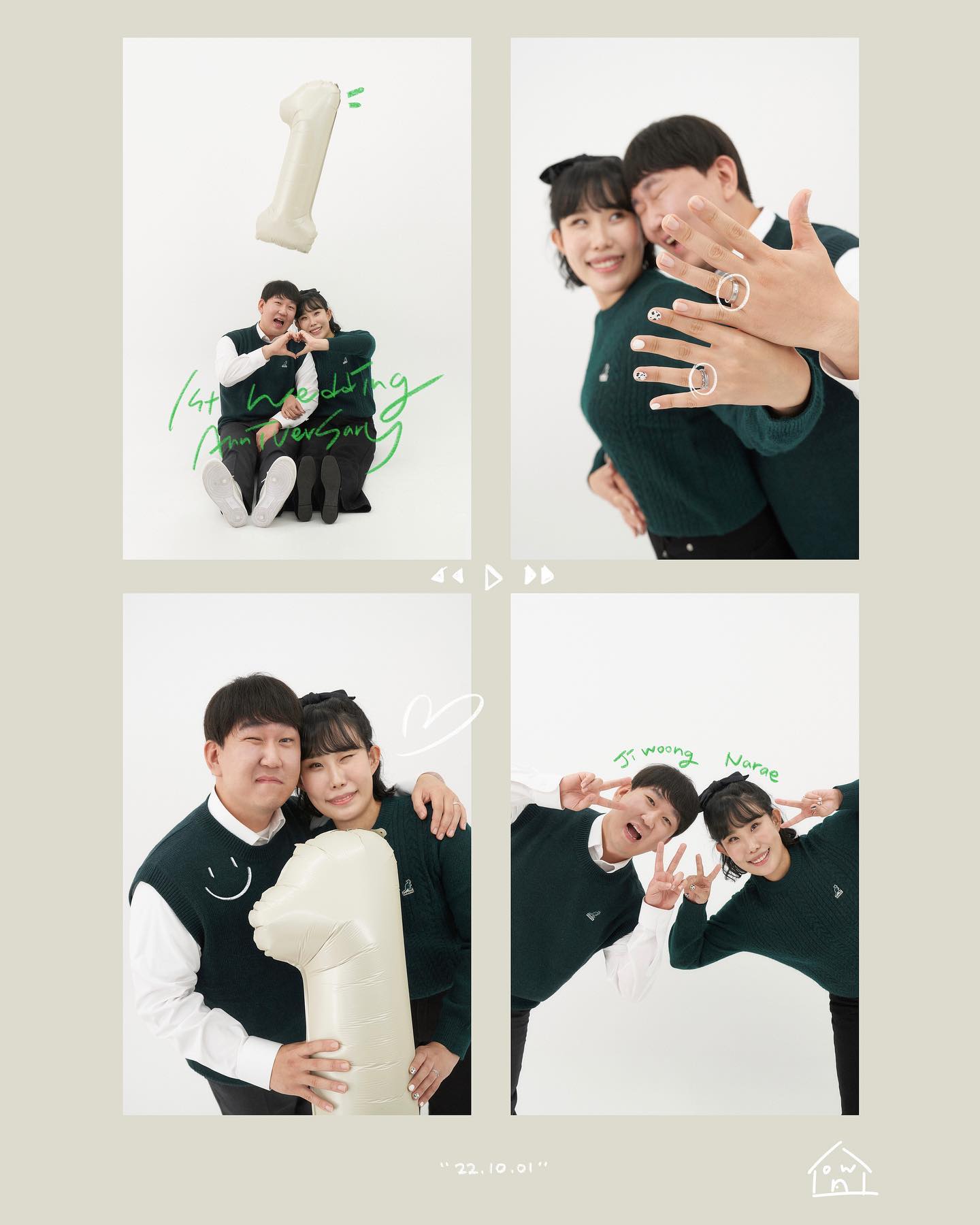 1st Wedding Anniversary
📸 0wn.studi0 
🤵‍♂️ 92.jiwoong