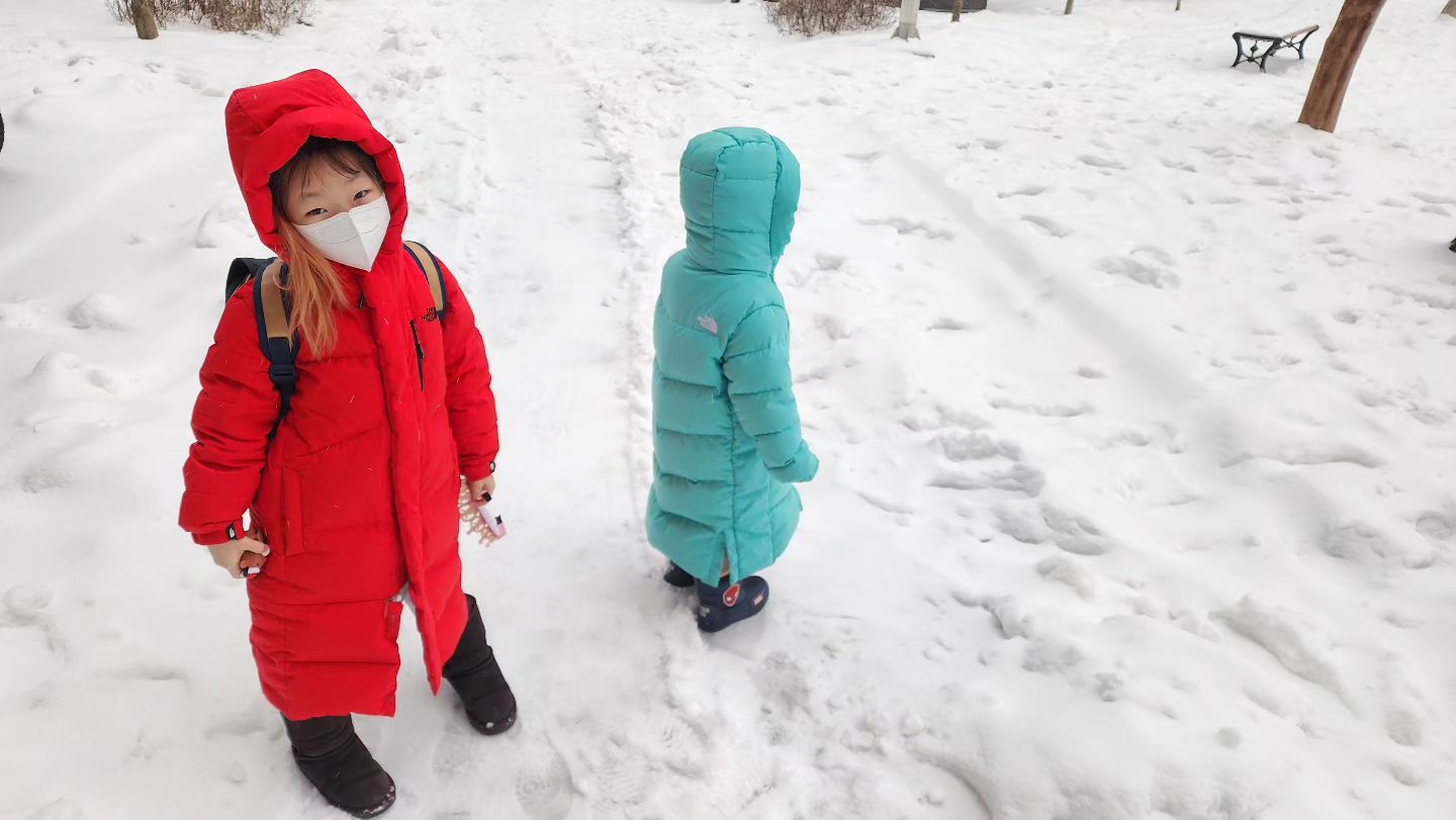 와 눈이다..... ⛄️