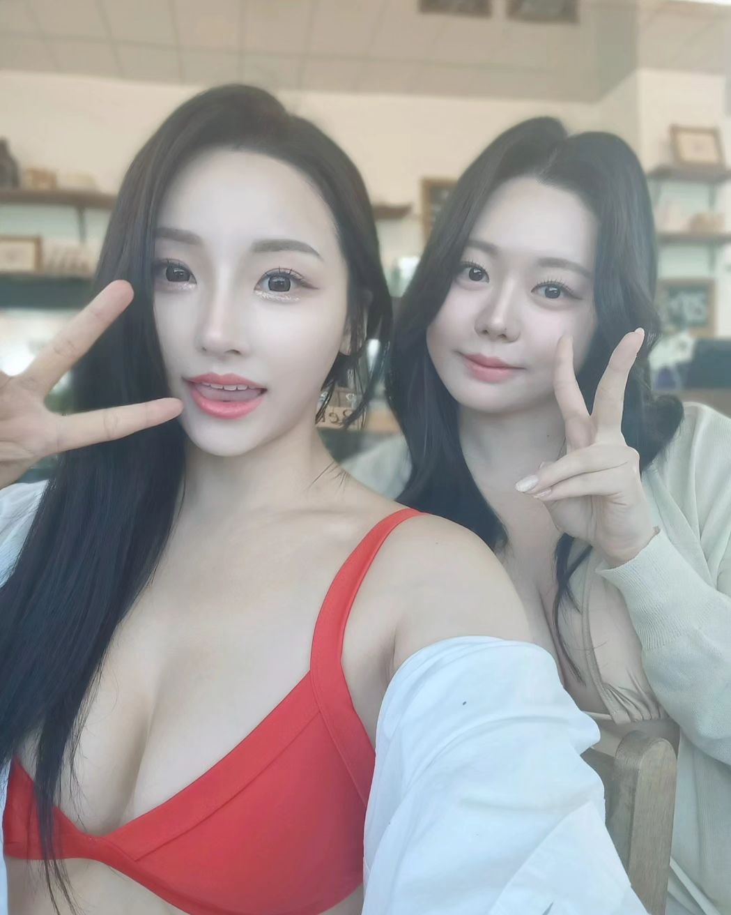 #미스맥심 #맥심코리아 #비키니 #비키니촬영 중에
일식집알바생조아님이랑🥰 
1라운드사진도 같은날찍었는데
또만나서 너무반가웠어용🩷🩷